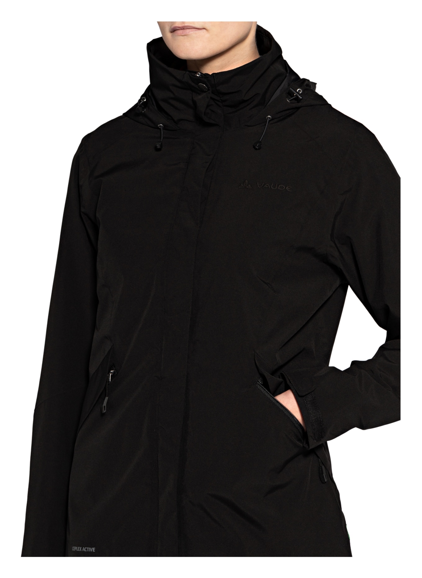 VAUDE 2-in-1 jacket ROSEMOOR, Color: BLACK (Image 5)