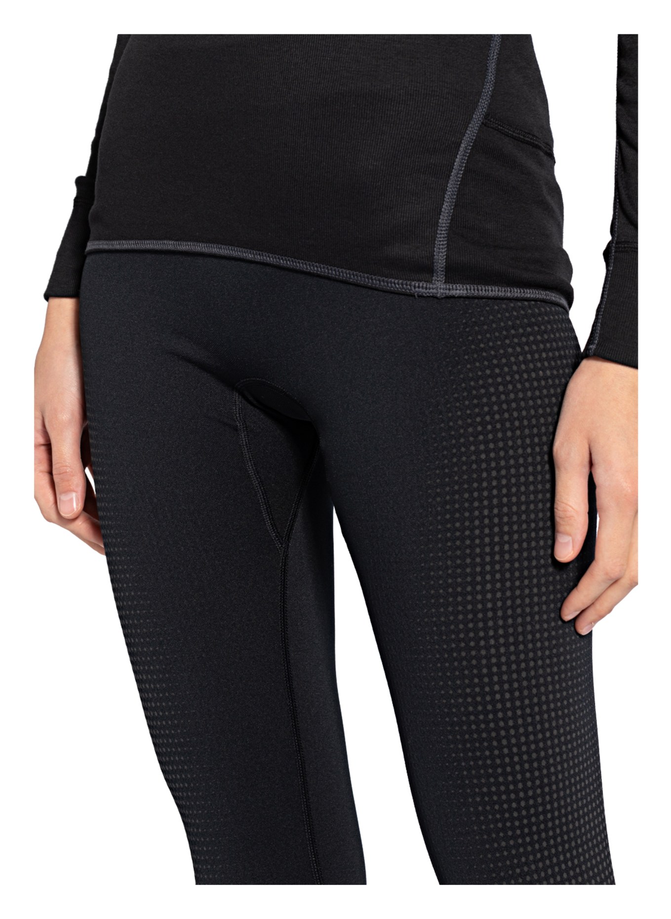 odlo Functional underwear bottoms PERFORMANCE ECO WARM , Color: BLACK/ GRAY (Image 4)