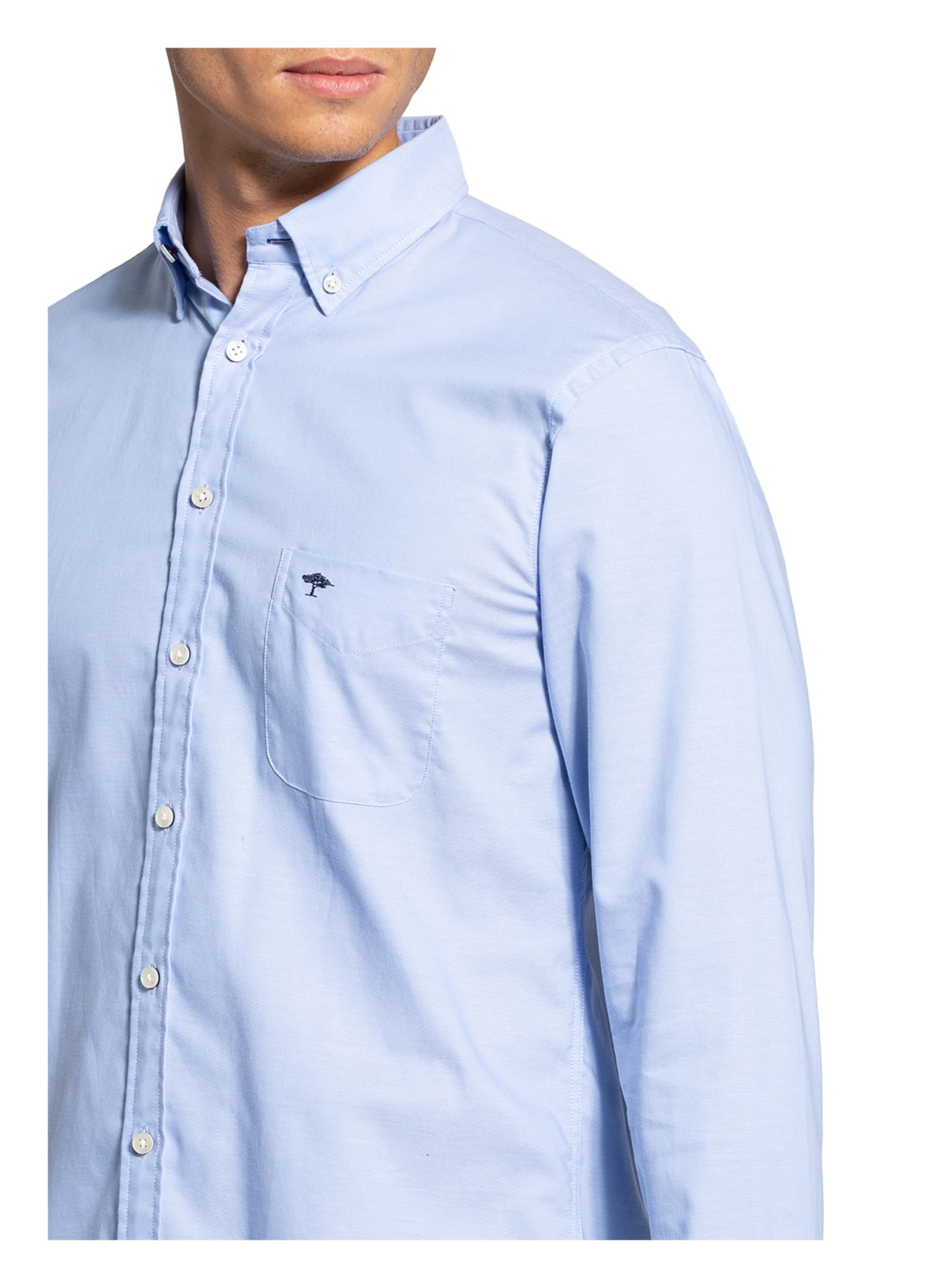 in blue casual fit FYNCH-HATTON light Shirt