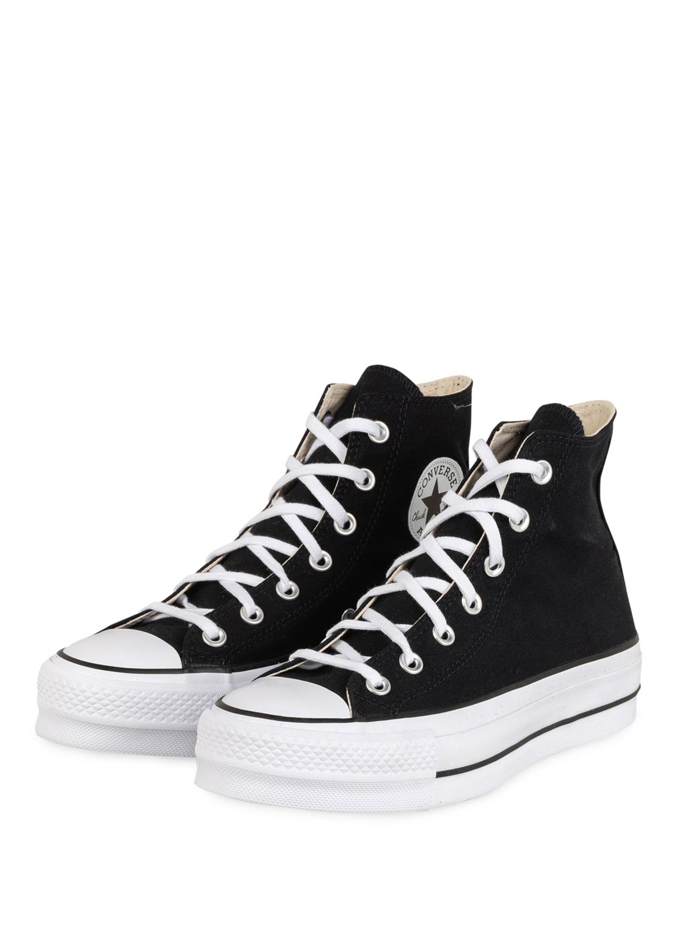 CONVERSE Baskets montantes CHUCK TAYLOR ALL STAR LIFT: NOIR / BLANC