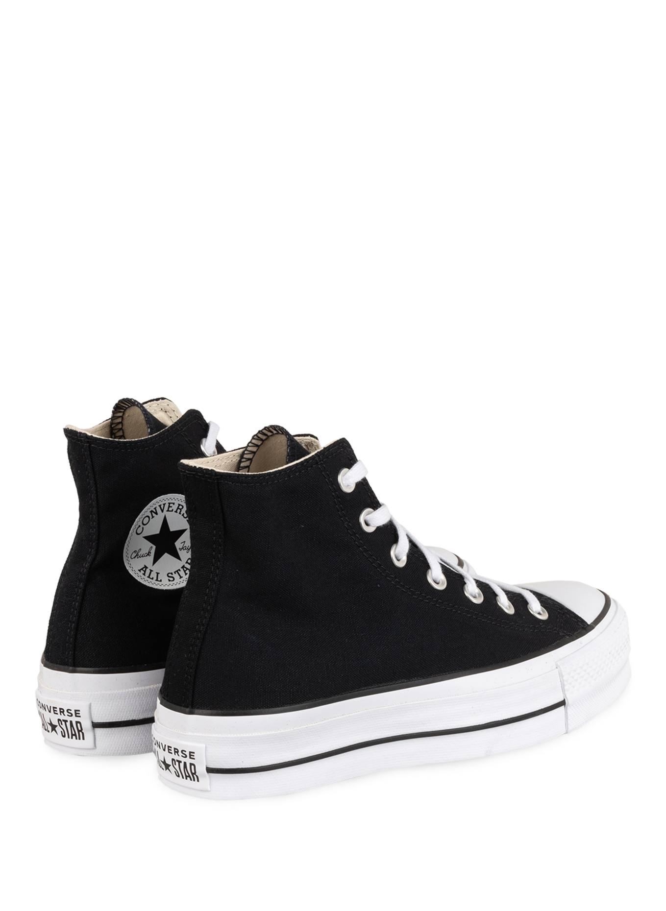 CONVERSE Baskets montantes CHUCK TAYLOR ALL STAR LIFT: NOIR / BLANC