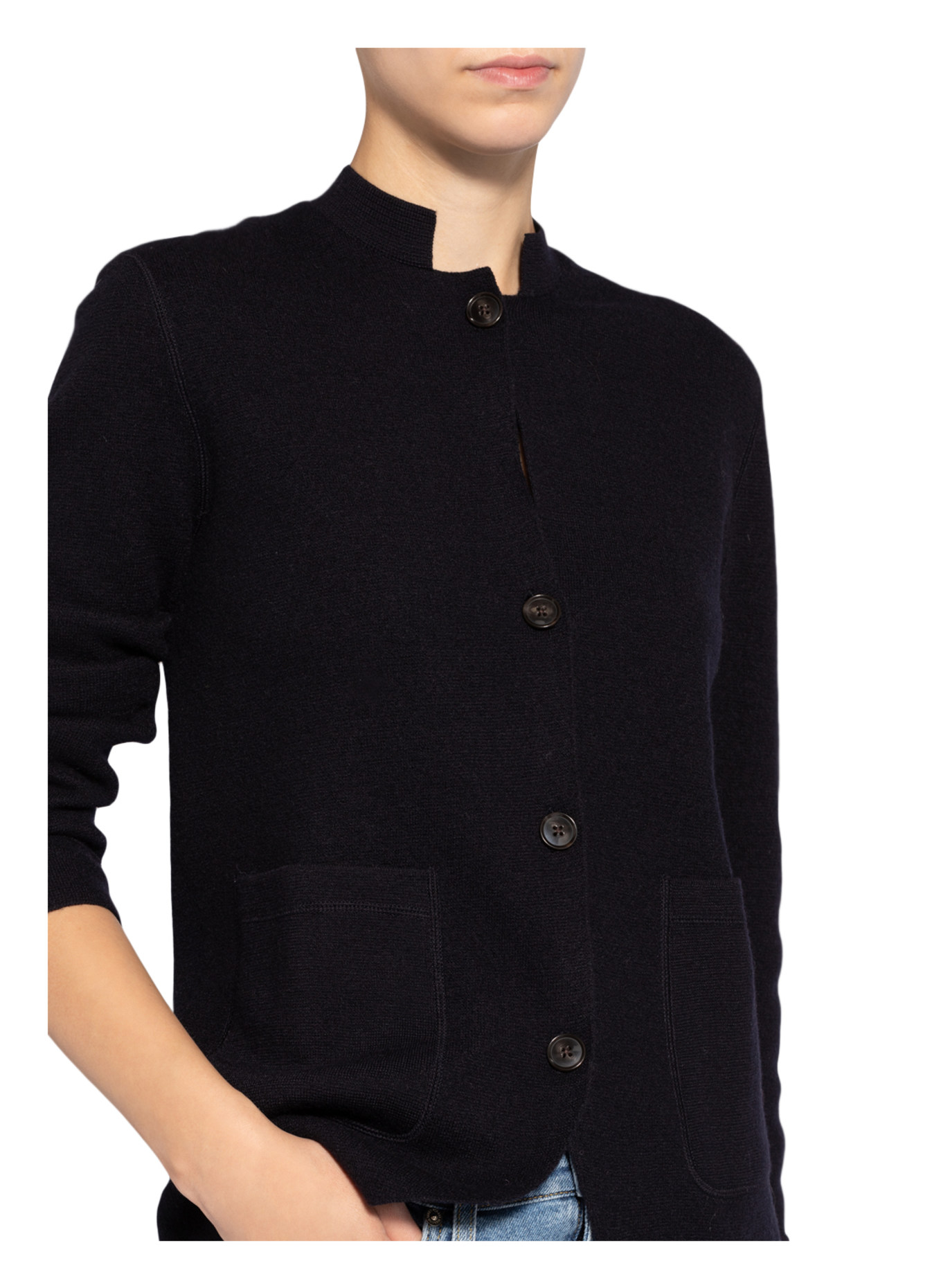 MAERZ MUENCHEN Strickjacke: DUNKELBLAU