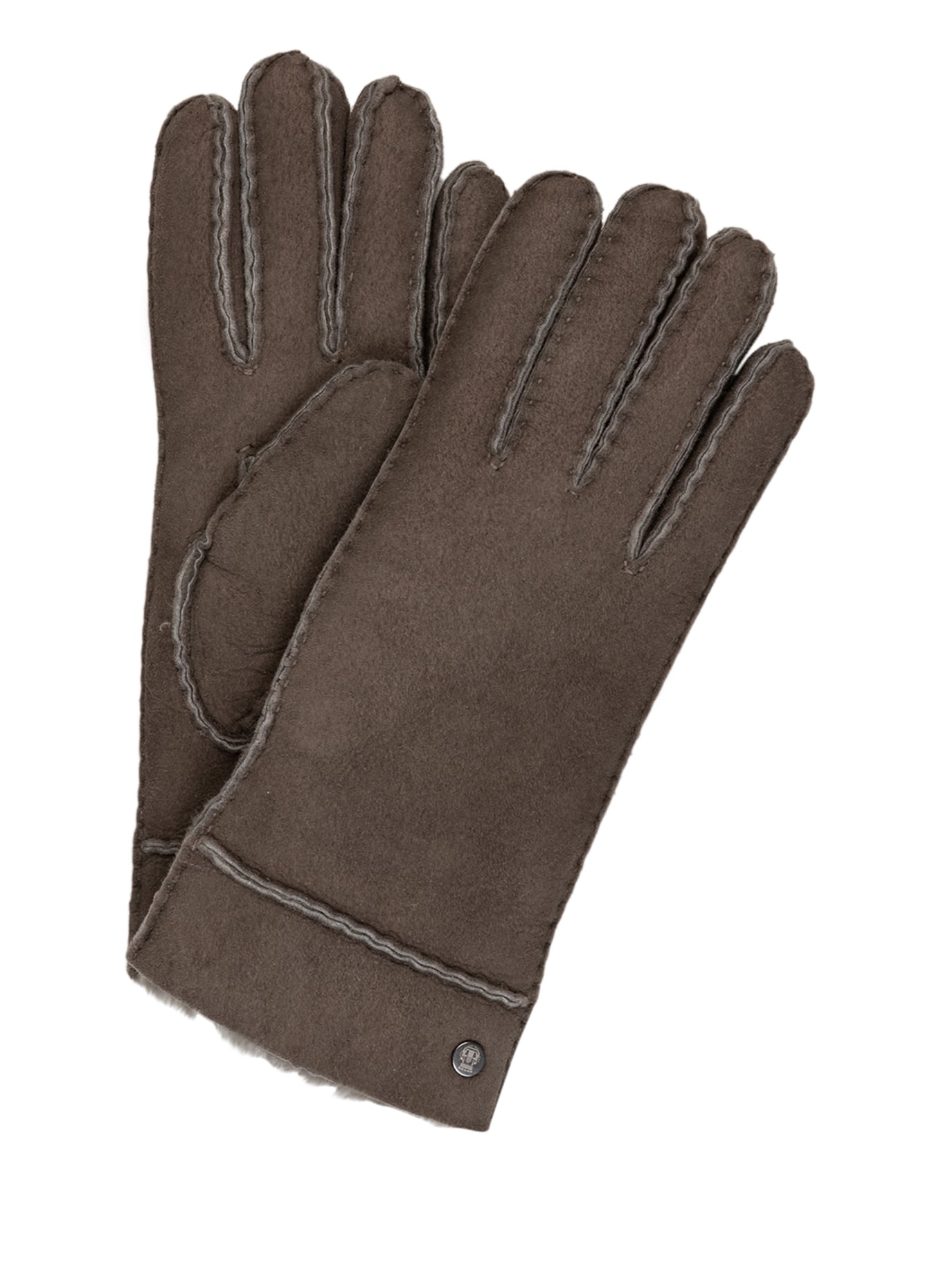 ROECKL Handschuhe HELSINKI aus Lammfell , Farbe: GRAU (Bild 1)