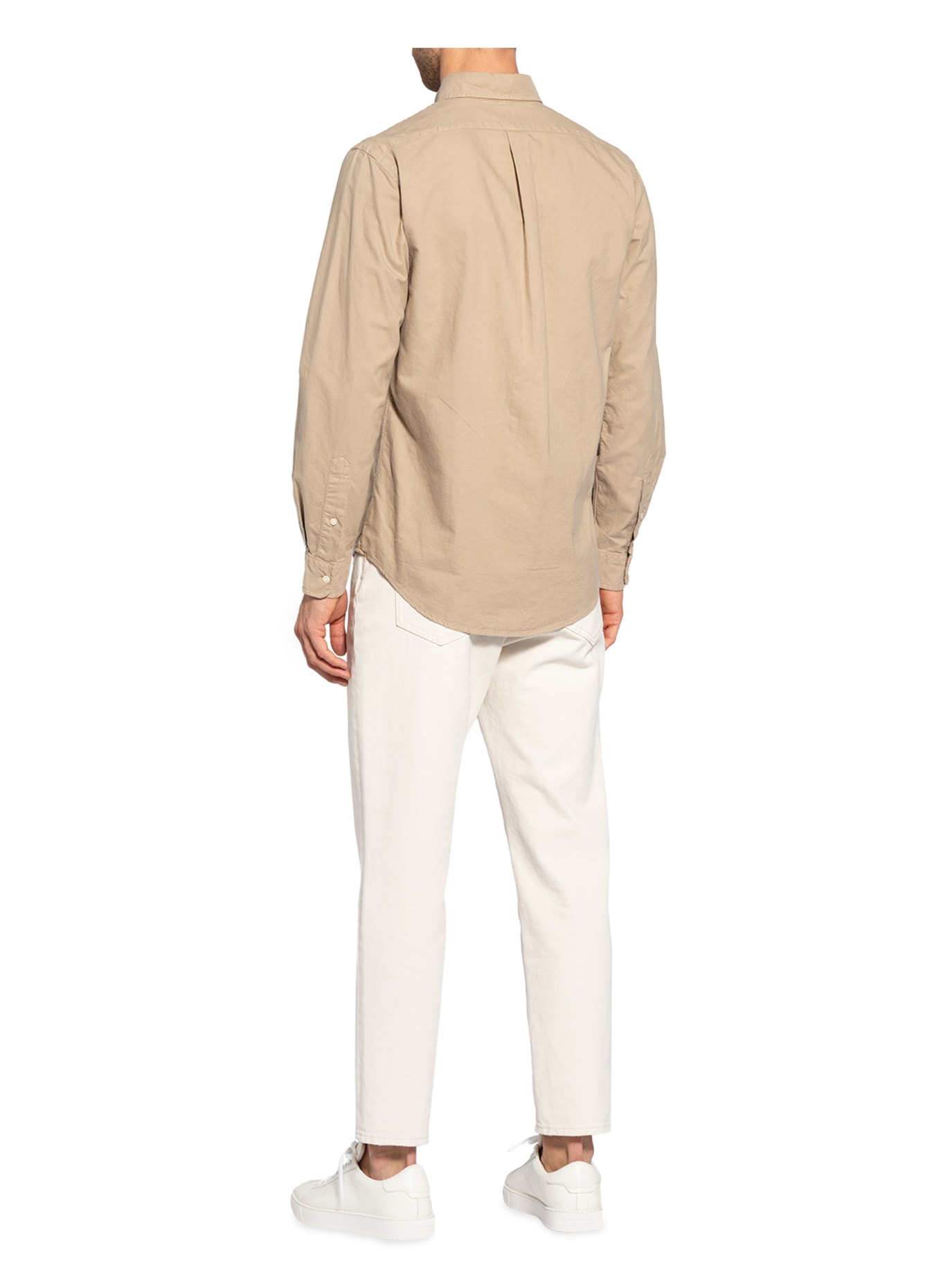 POLO RALPH LAUREN Oxford shirt custom fit: BEIGE