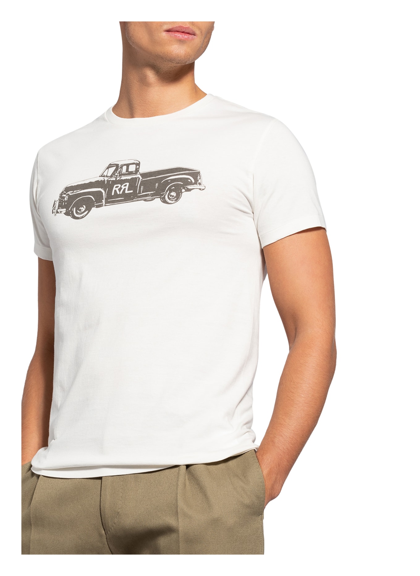 RRL T-shirt, Color: WHITE (Image 4)