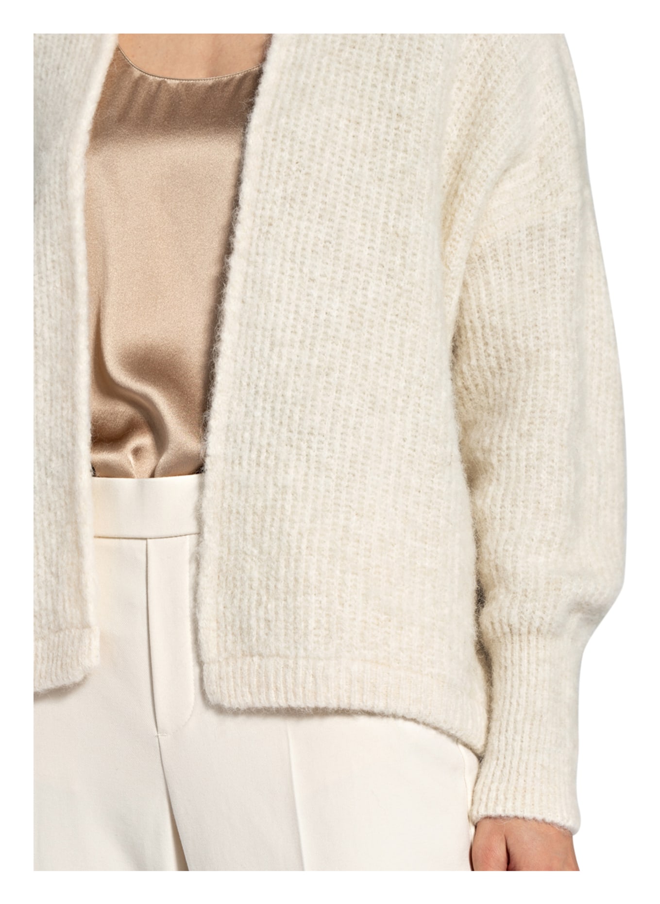 American Vintage Strickhülle EAST mit Alpaka : WEISS