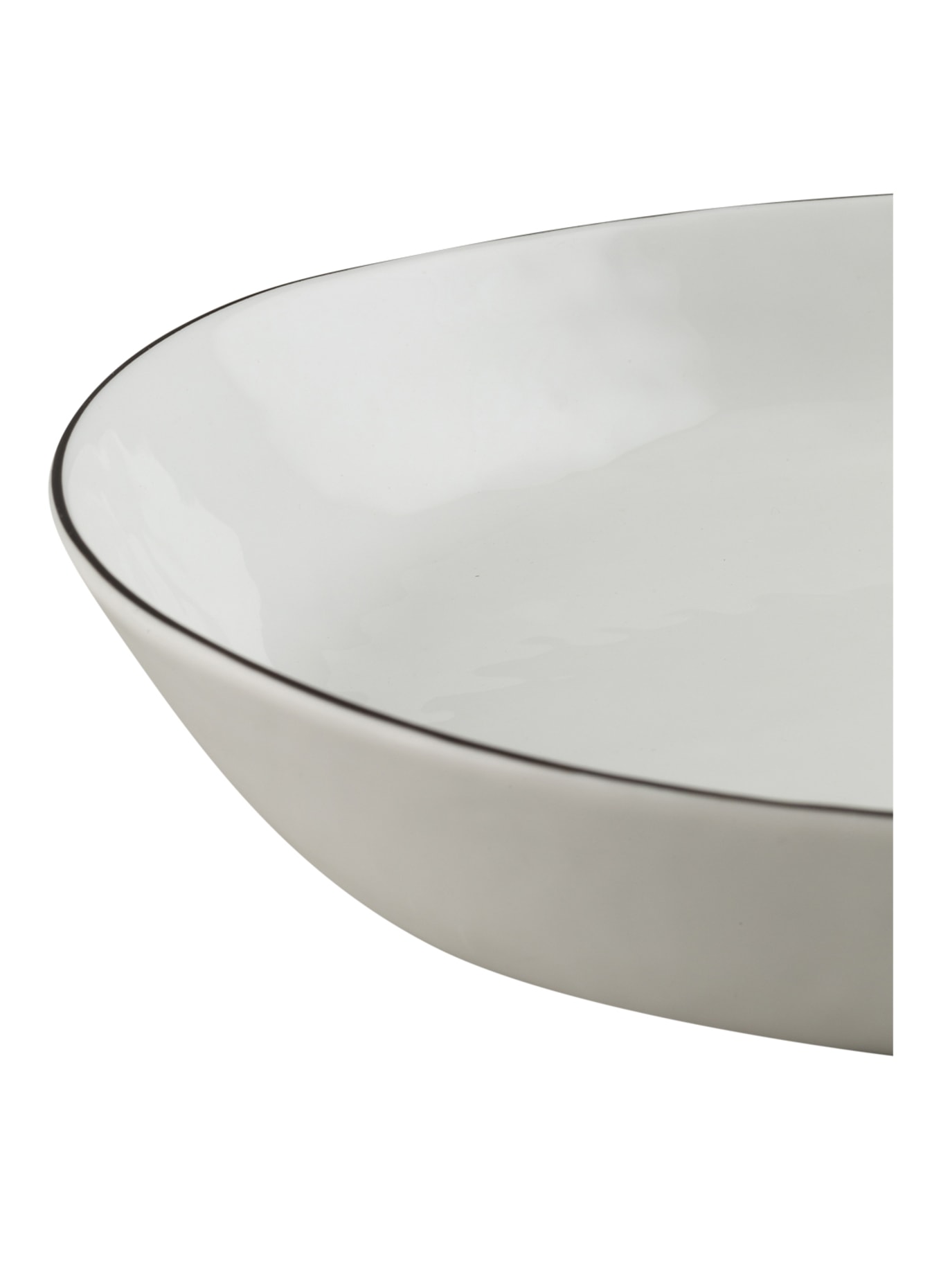BROSTE COPENHAGEN Bowl SALT, Color: WHITE/ BLACK (Image 2)