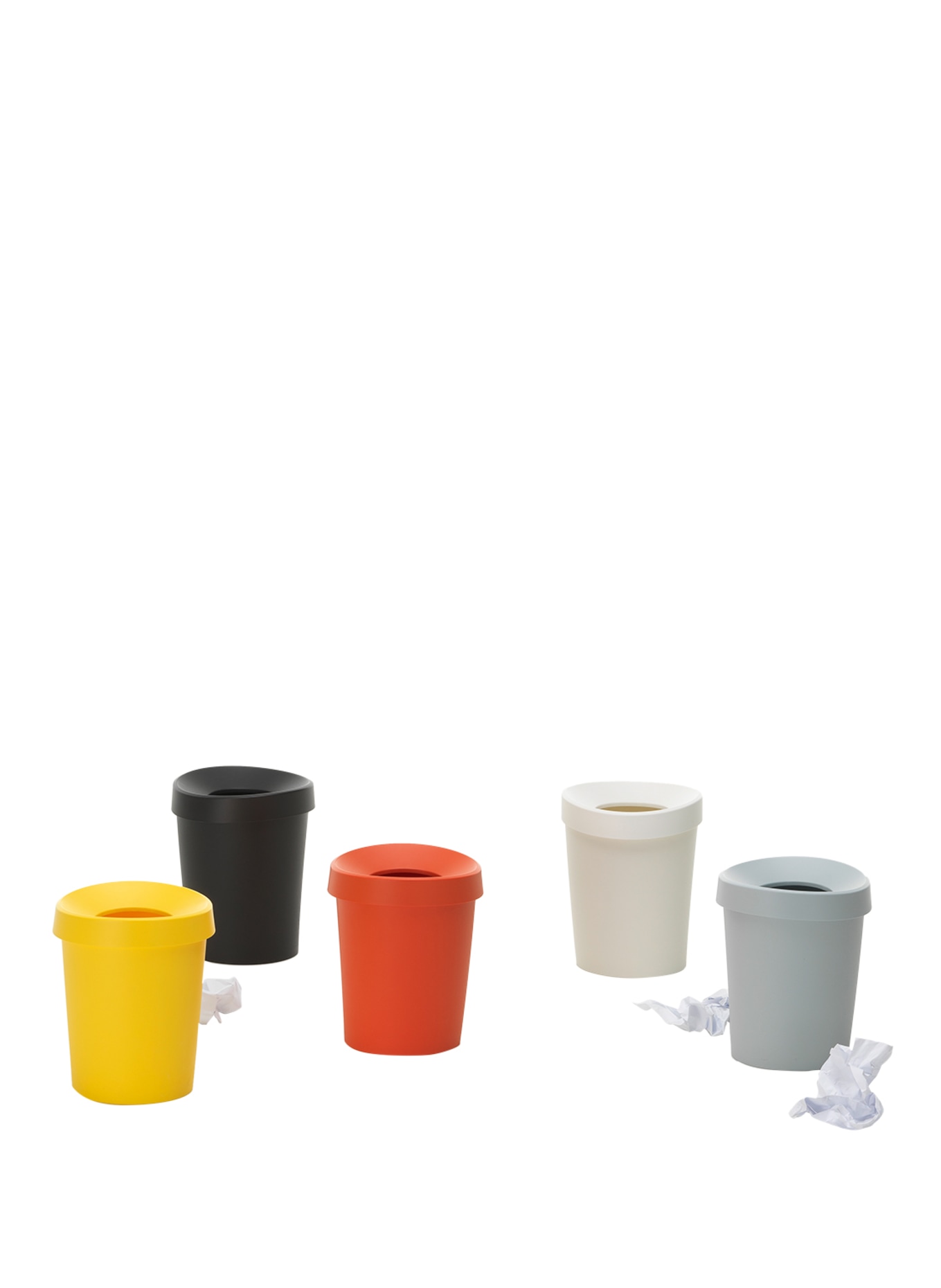 vitra Waste basket HAPPY BIN SMALL, Color: LIGHT RED (Image 3)