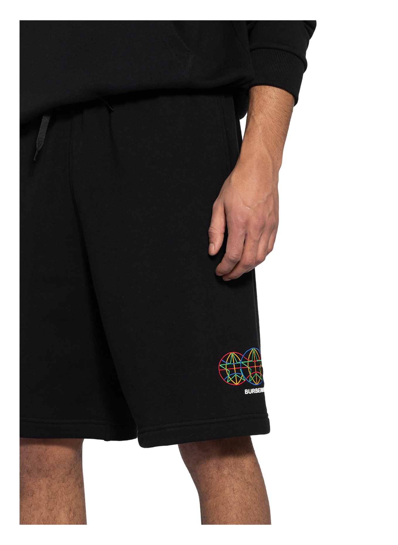 BURBERRY Sweat shorts TRENT, Color: BLACK (Image 5)