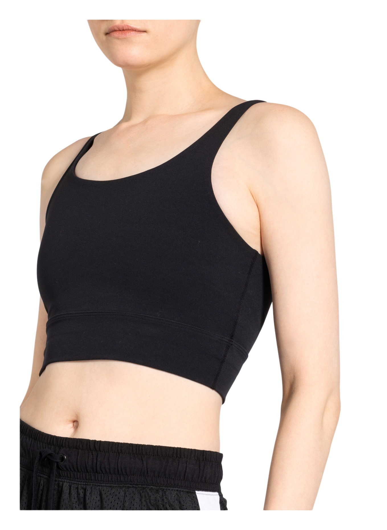 Nike Cropped top YOGA LUXE, Color: BLACK (Image 4)