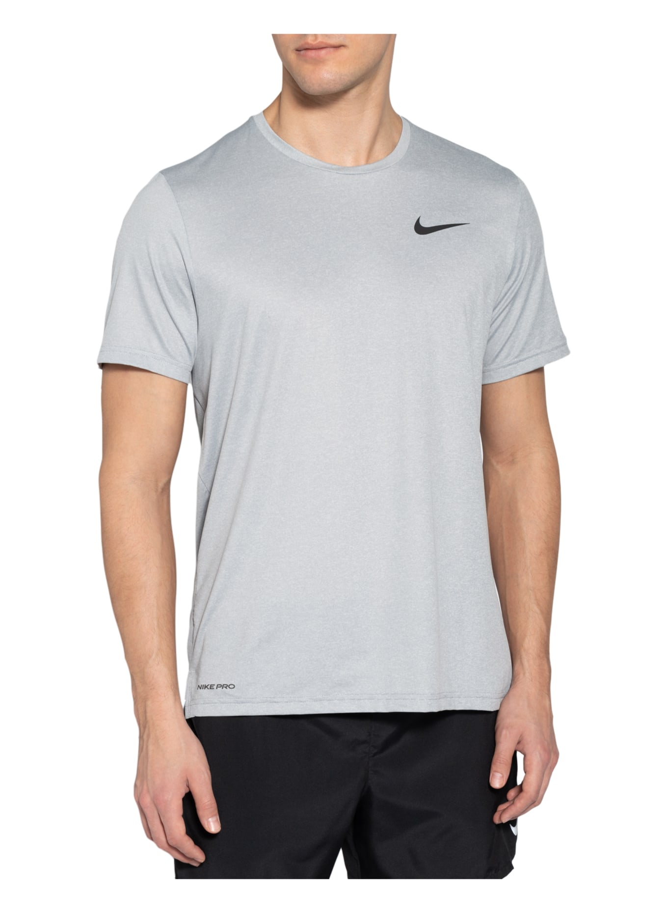 Nike T-Shirt PRO DRI-FIT, Farbe: HELLGRAU (Bild 4)