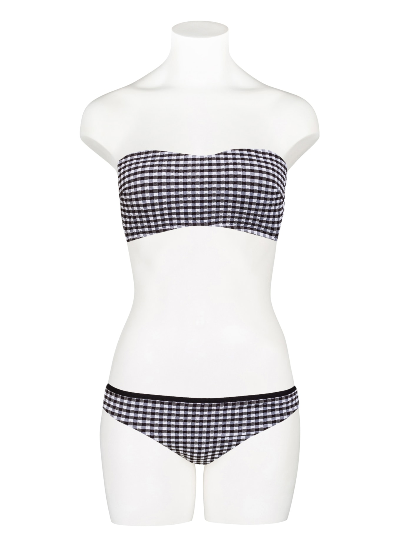 SEAFOLLY Bikini bottoms CHECK IN, Color: BLACK/ WHITE (Image 2)