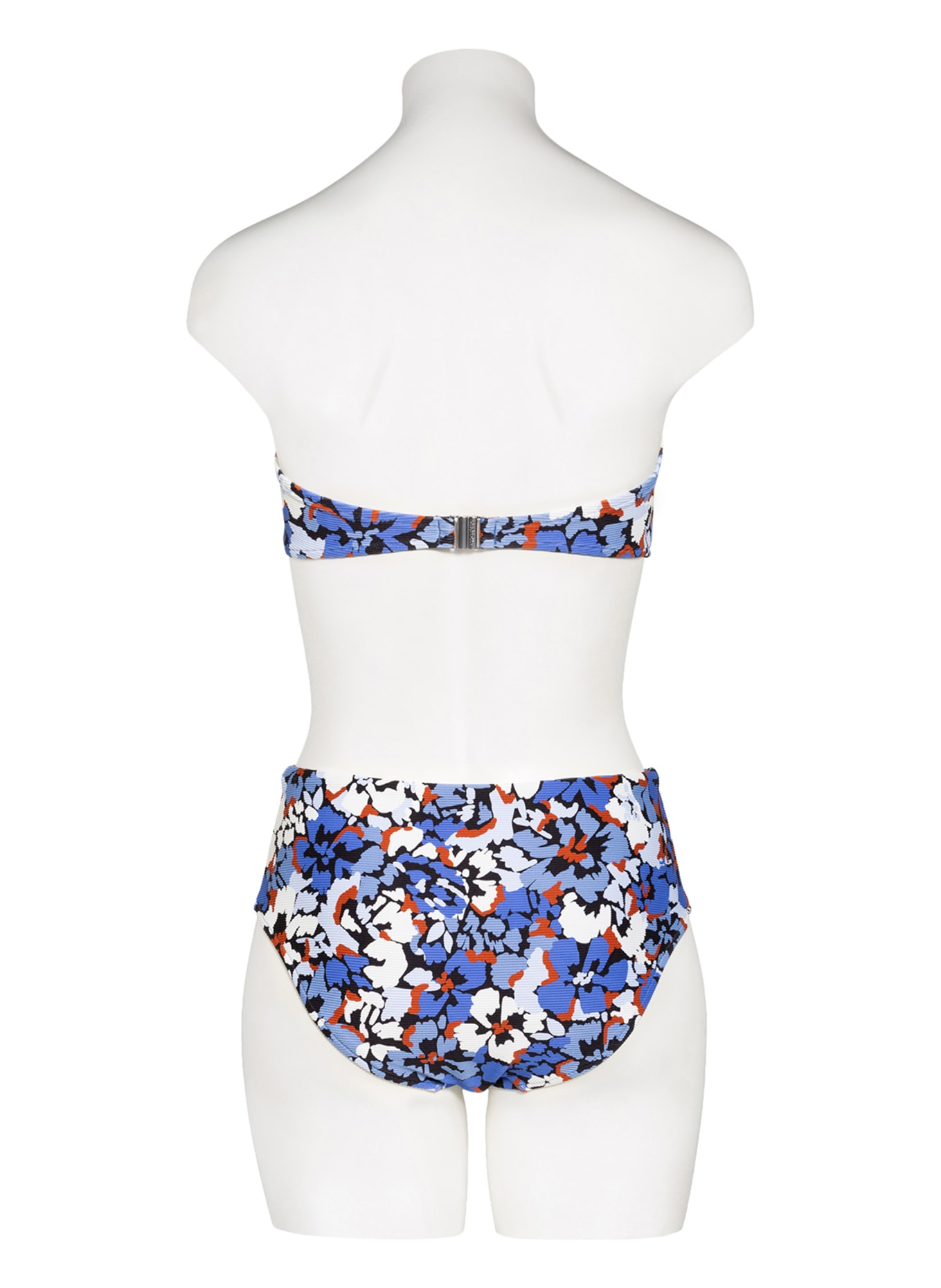 SEAFOLLY Bandeau-Bikini-Top THRIFT SHOP, Farbe: BLAU/ SCHWARZ/ WEISS (Bild 4)