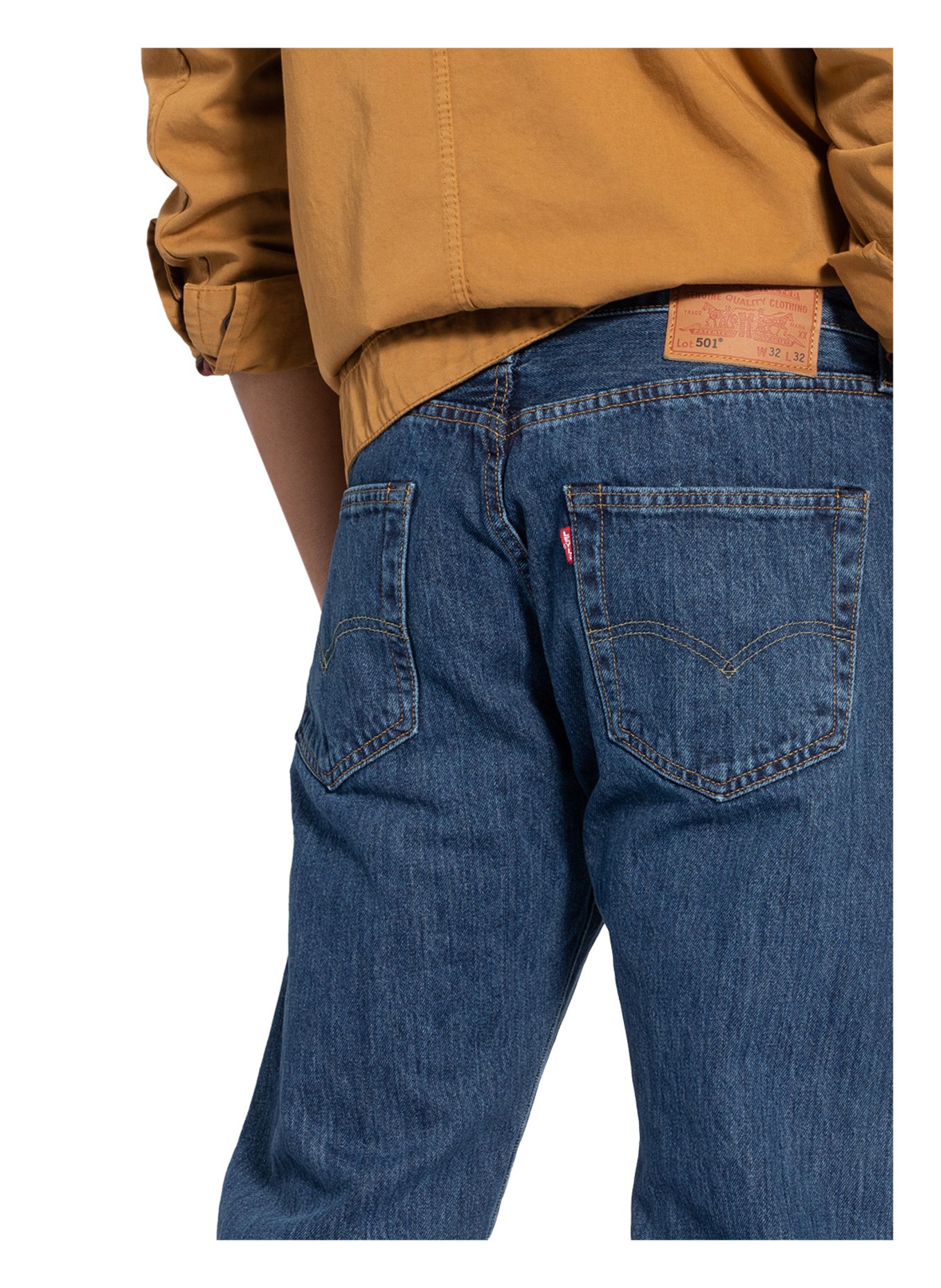 Levi's® Jeans 501 Regular Fit, Farbe: 14 Med Indigo - Flat Finish (Bild 5)