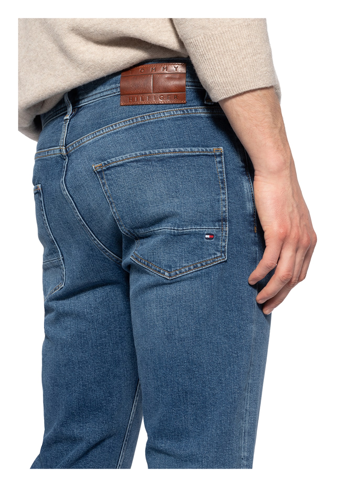 TOMMY HILFIGER Jeans CORE DENTON Straight Fit, Farbe: 1BB Boston Indigo (Bild 7)