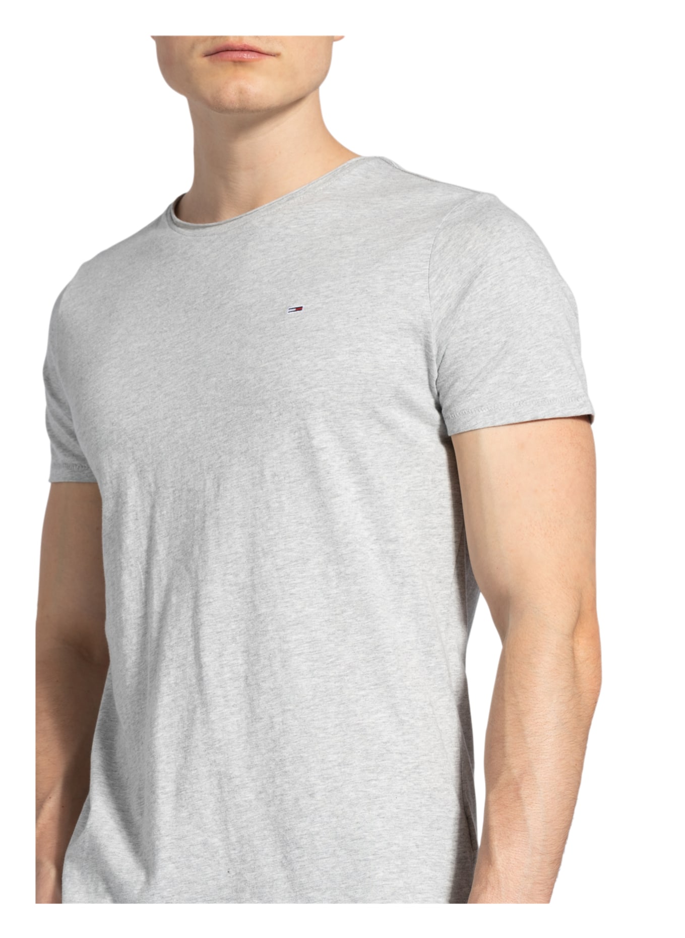 TOMMY JEANS T-shirt: GRIS CLAIR