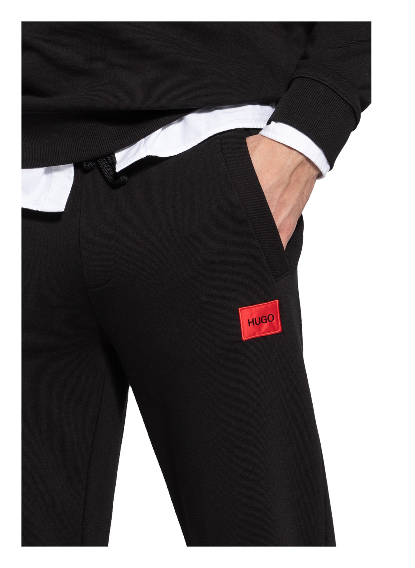 HUGO Spodnie dresowe DOAK, Kolor: CZARNY (Obrazek 7)