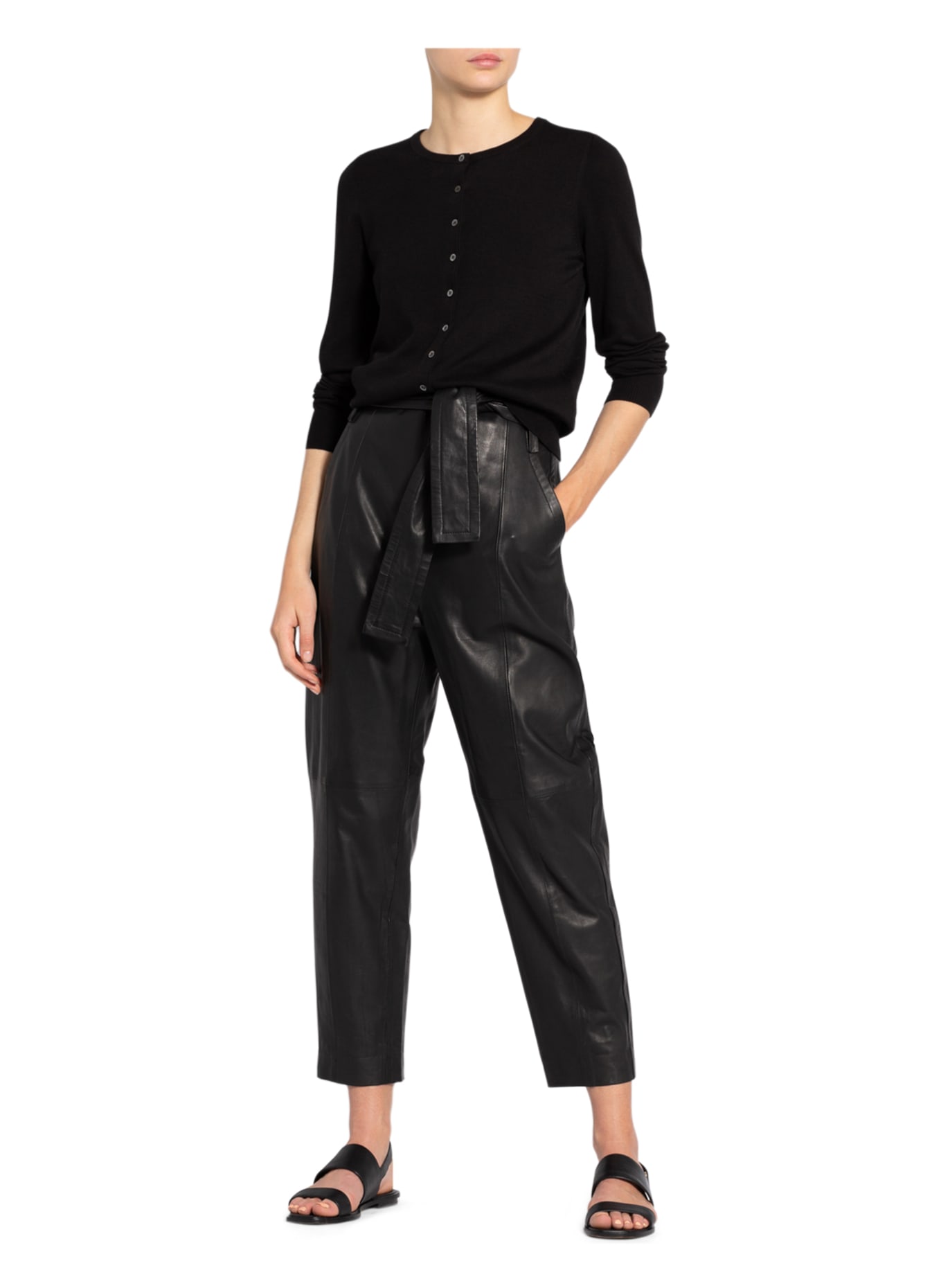 REPEAT Strickjacke: SCHWARZ