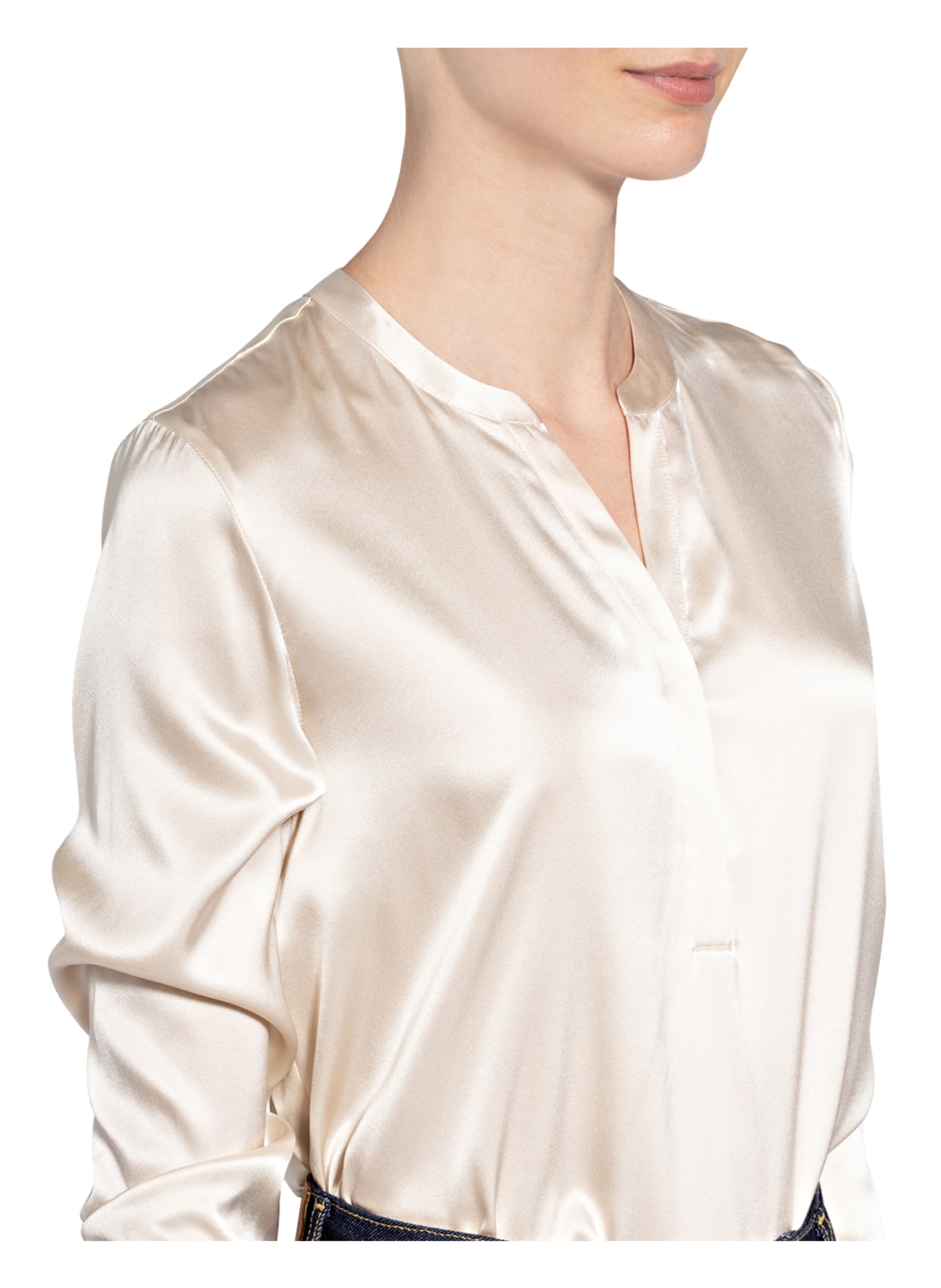 HERZEN'S ANGELEGENHEIT Blusenshirt aus Seide , Farbe: CREME (Bild 4)