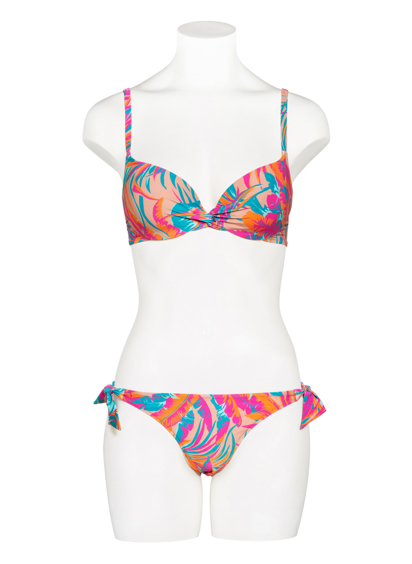 ANDRES SARDA Underwired bikini top LAMARR , Color: PINK/ TURQUOISE/ ORANGE (Image 2)