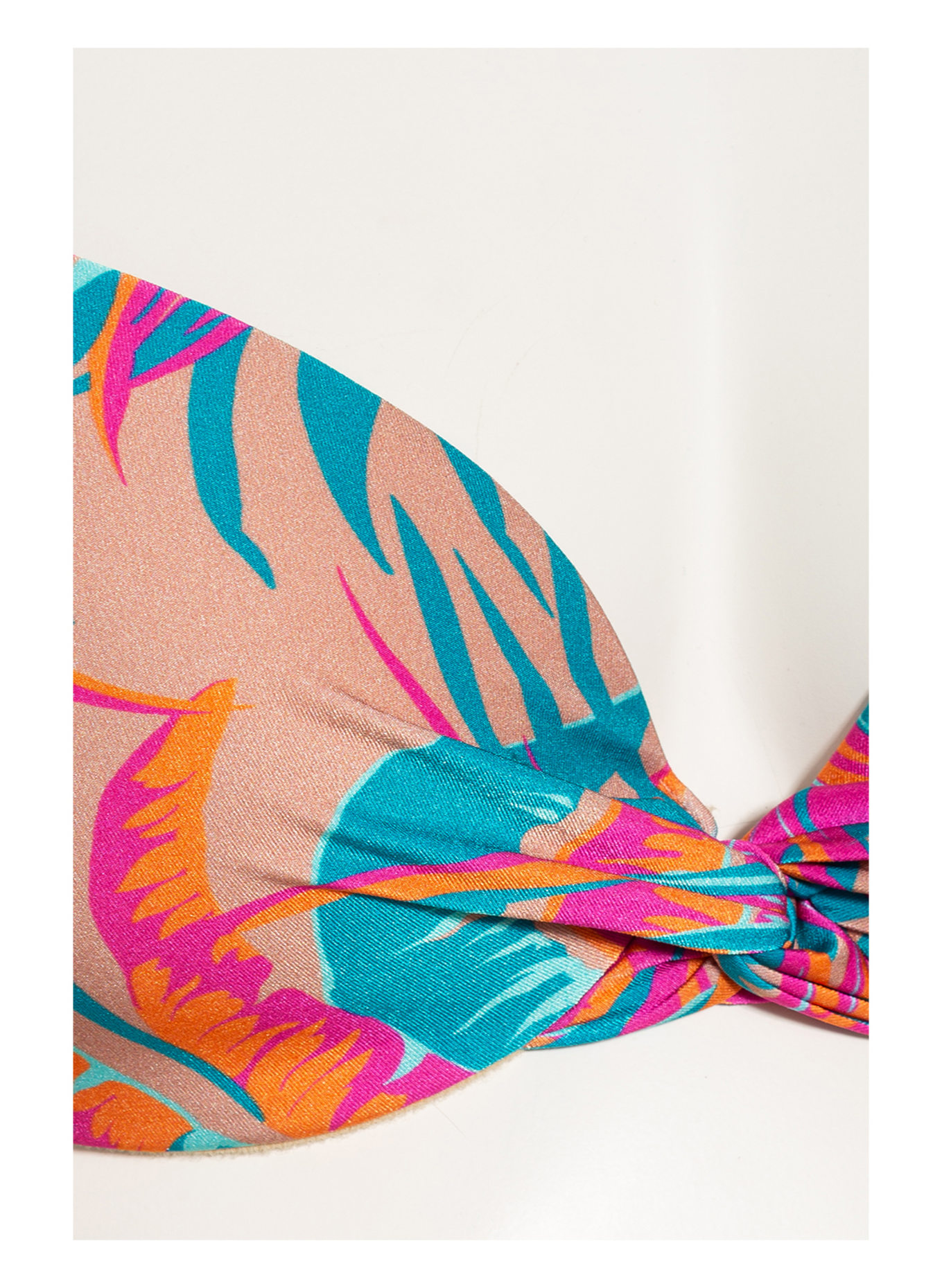ANDRES SARDA Underwired bikini top LAMARR , Color: PINK/ TURQUOISE/ ORANGE (Image 4)