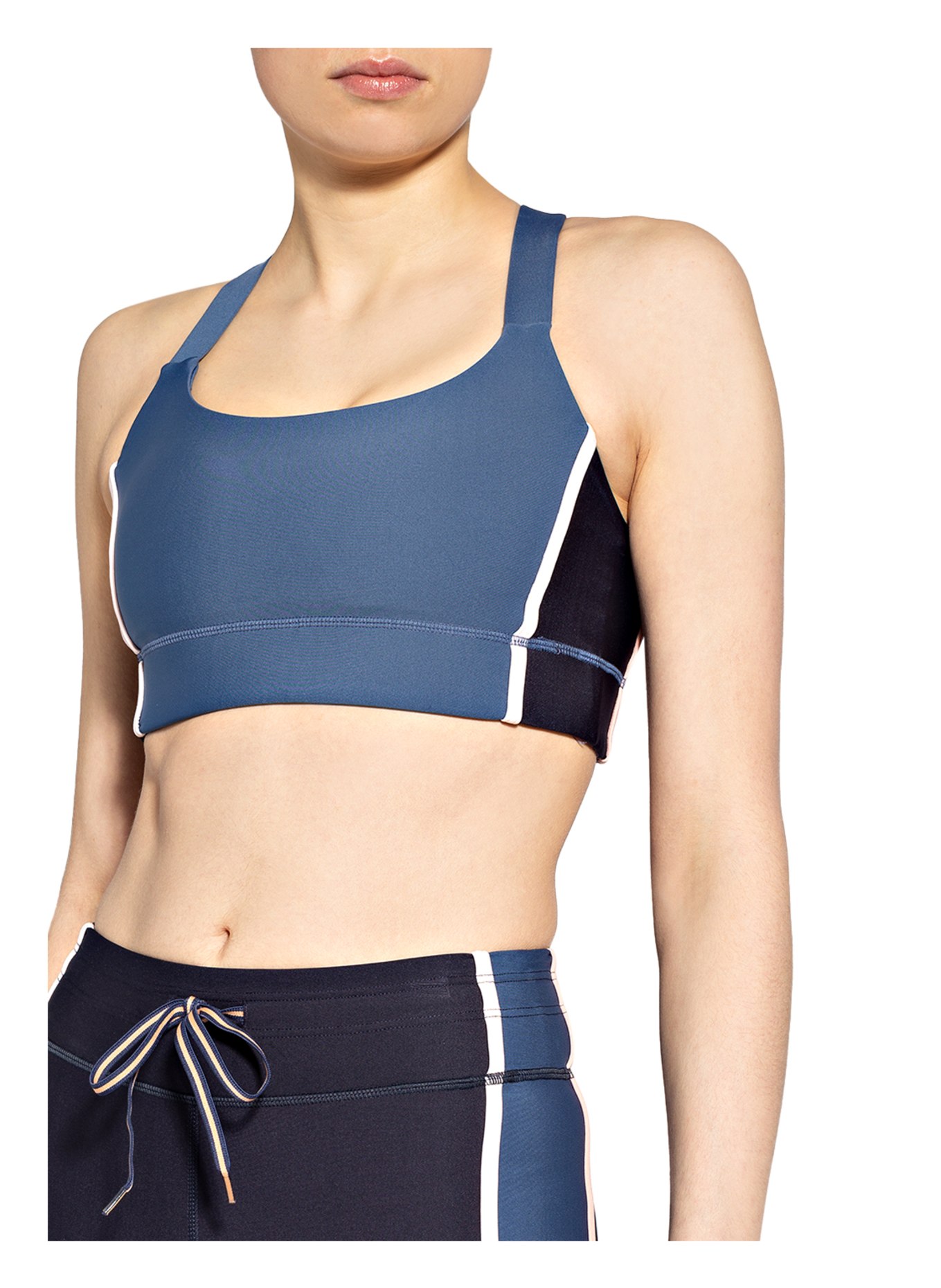 THE UPSIDE Sports bra PUERTO PAOLA, Color: TEAL/ LIGHT PINK (Image 4)