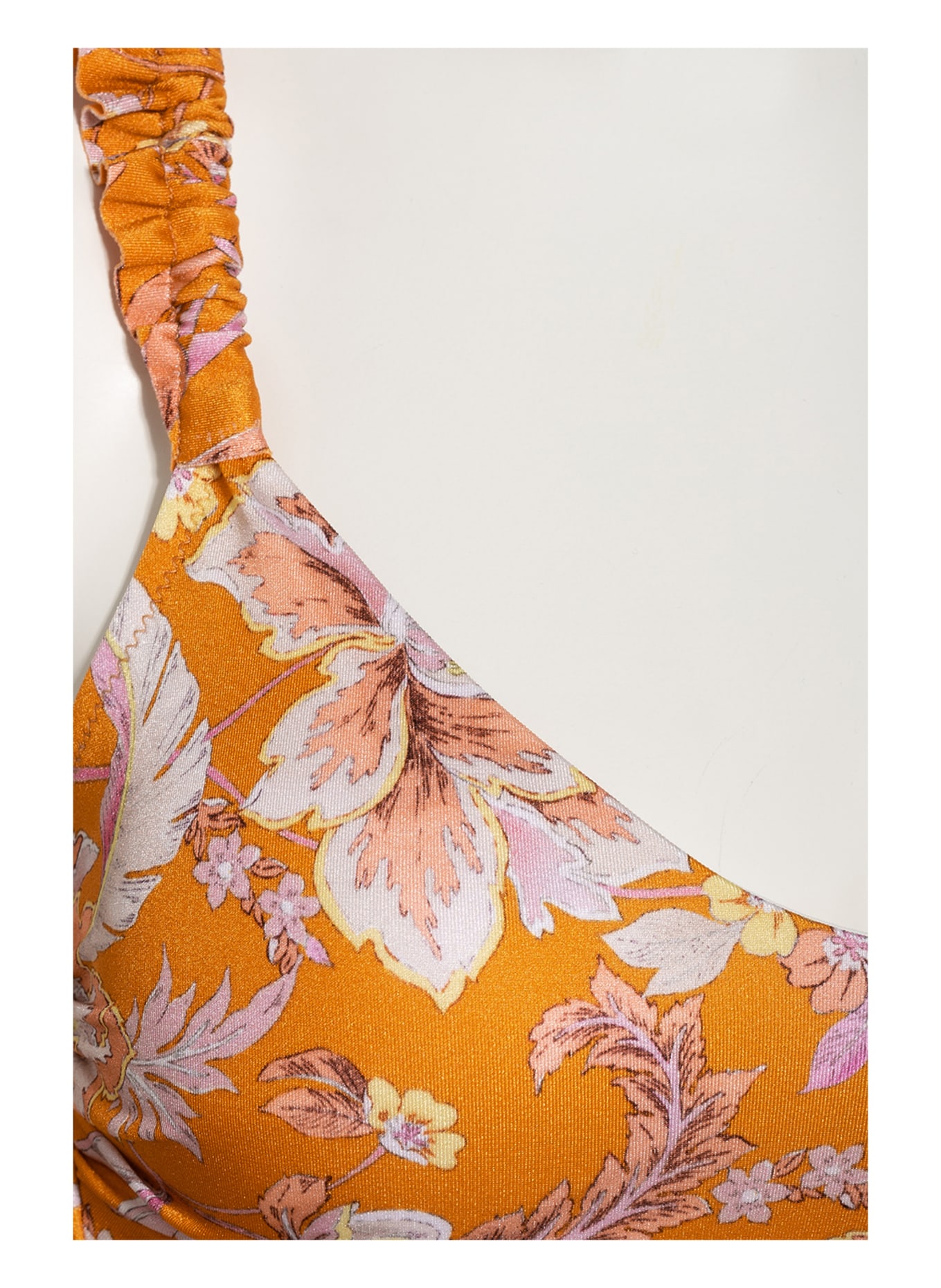 watercult Bustier-Bikini-Top JACOBEAN FLIRT, Farbe: DUNKELGELB/ LACHS/ GELB (Bild 6)