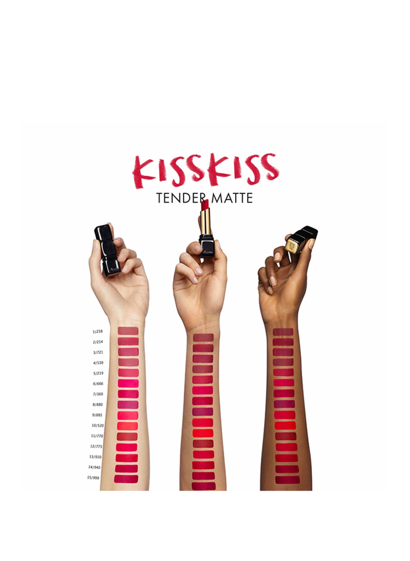 GUERLAIN KISSKISS TENDER MATTE, Farbe: 530 DREAMY ROSE (Bild 3)