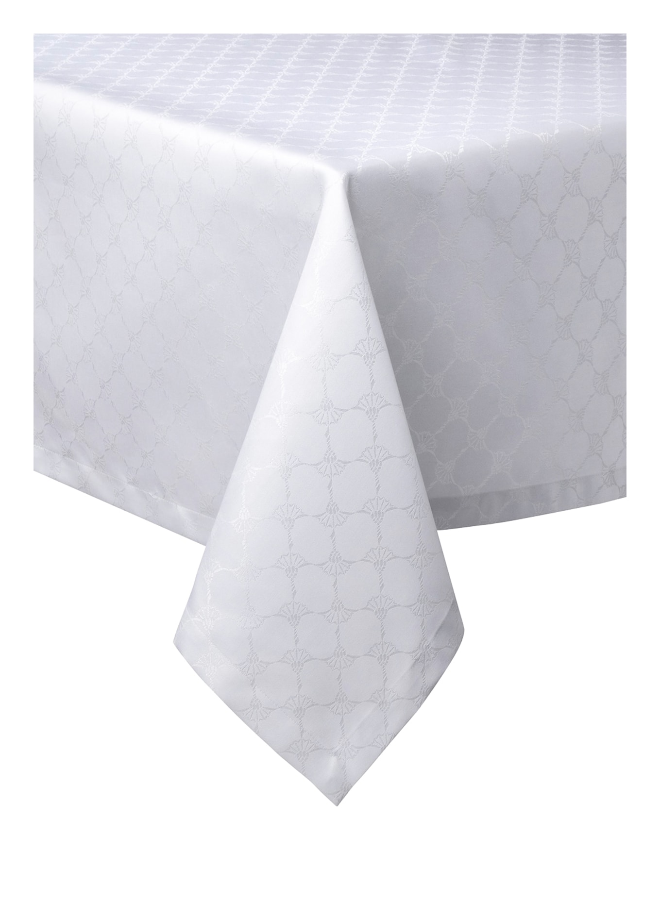 JOOP! Table cloth CORNFLOWER ALLOVER, Color: WHITE (Image 1)