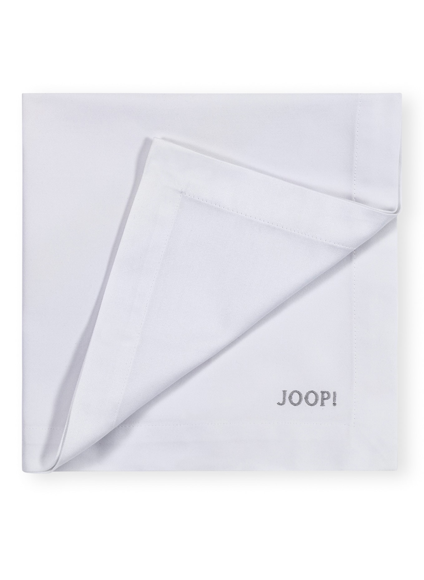 JOOP! 2er-Set Servietten STITCH , Farbe: WEISS/ HELLGRAU (Bild 3)