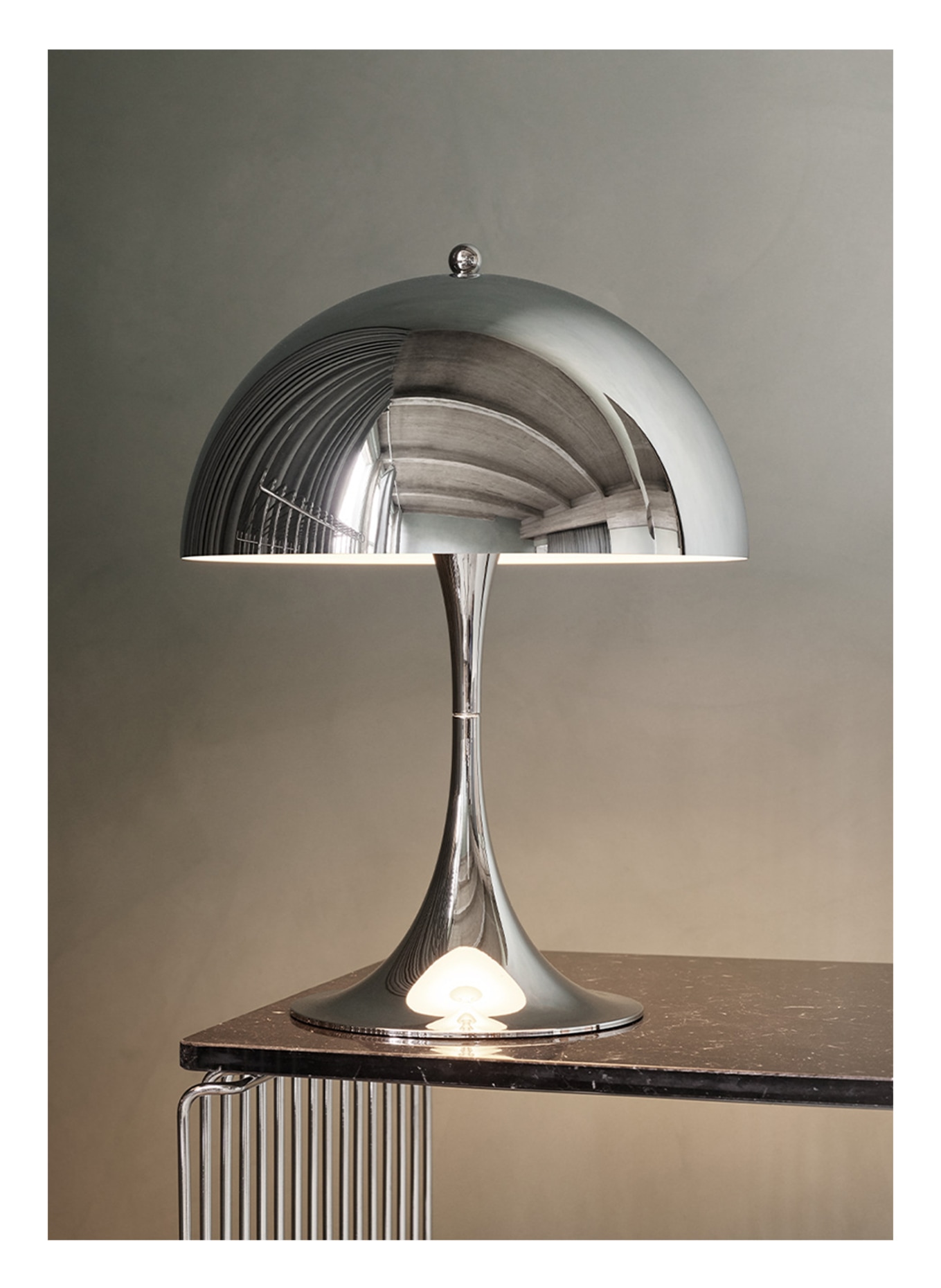 louis poulsen Tischleuchte PANTHELLA MINI: SILBER