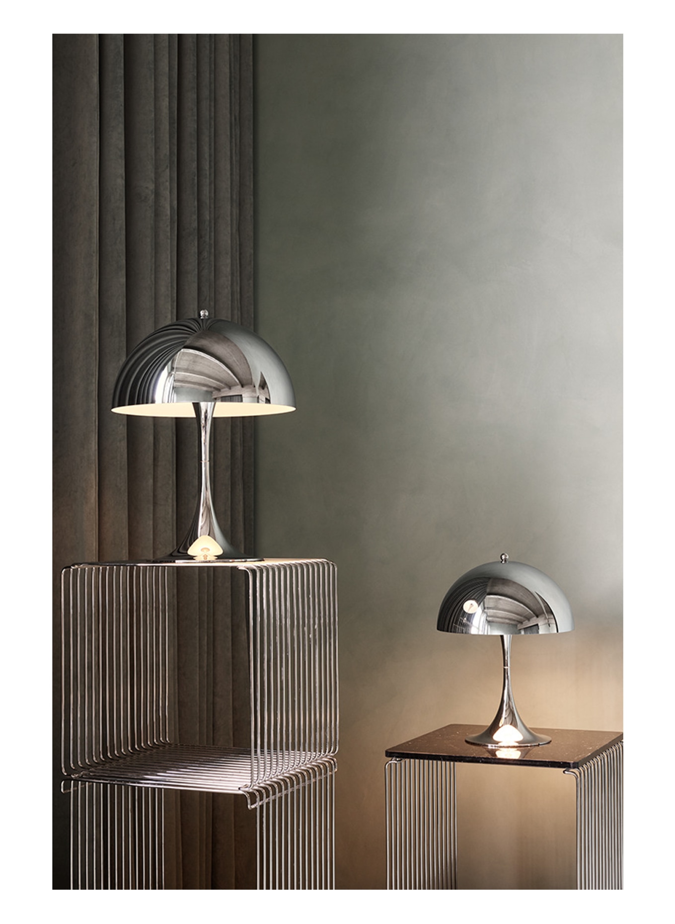 louis poulsen Tischleuchte PANTHELLA MINI: SILBER