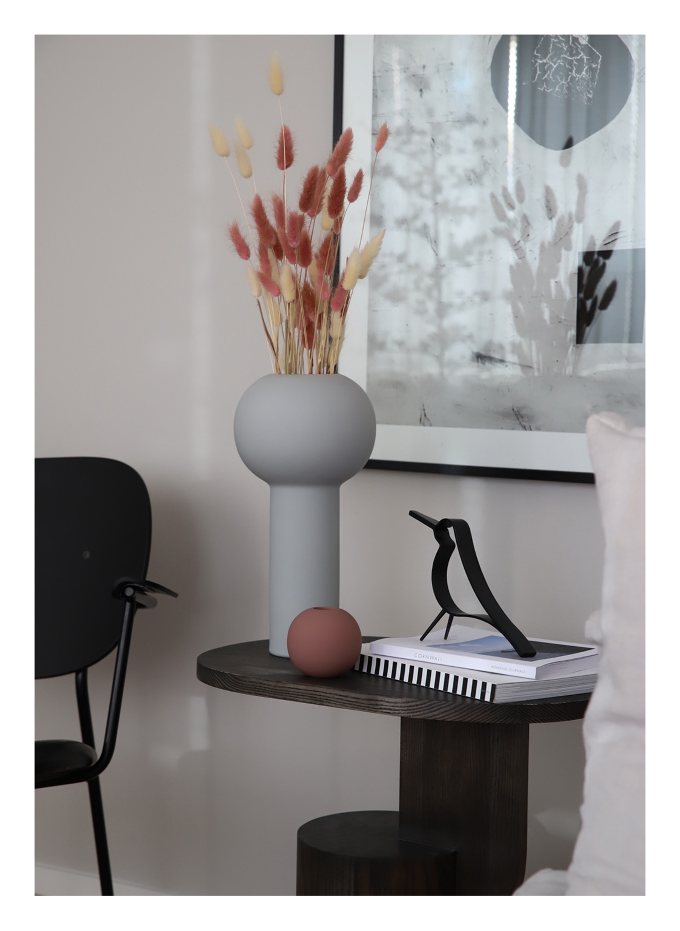 COOEE Design Vase PILLAR, Farbe: HELLGRAU (Bild 3)