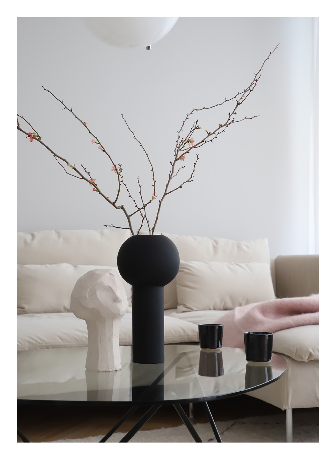 COOEE Design Vase PILLAR, Farbe: SCHWARZ (Bild 3)