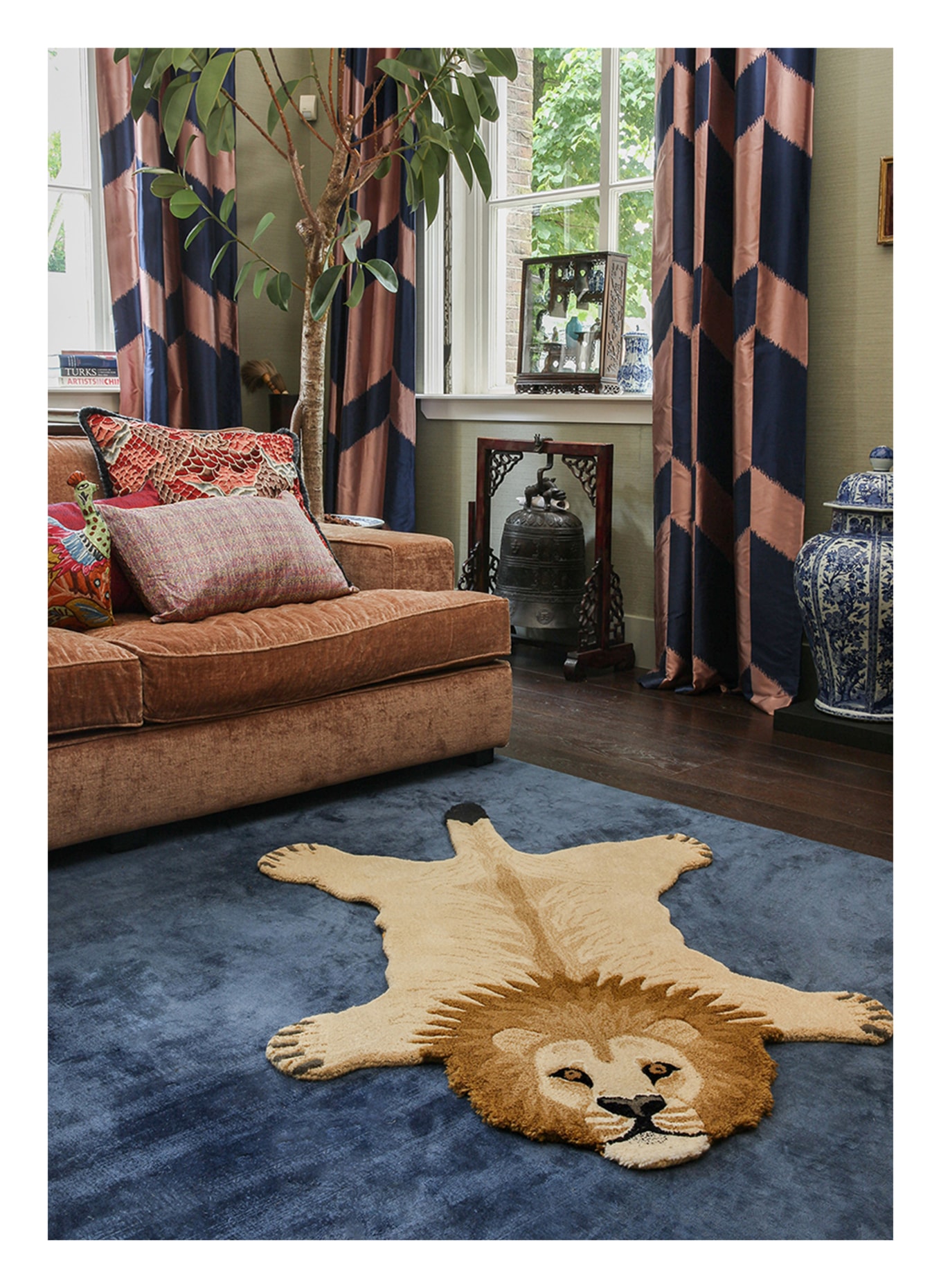 Doing GOODS Teppich MOODY LION, Farbe: CREME/ BEIGE/ SCHWARZ (Bild 4)