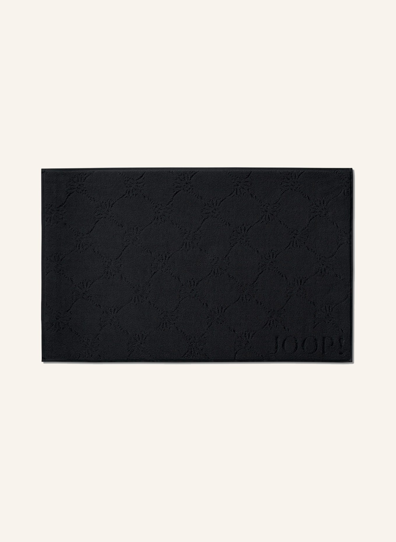 JOOP! Badematte UNI CORNFLOWER: SCHWARZ