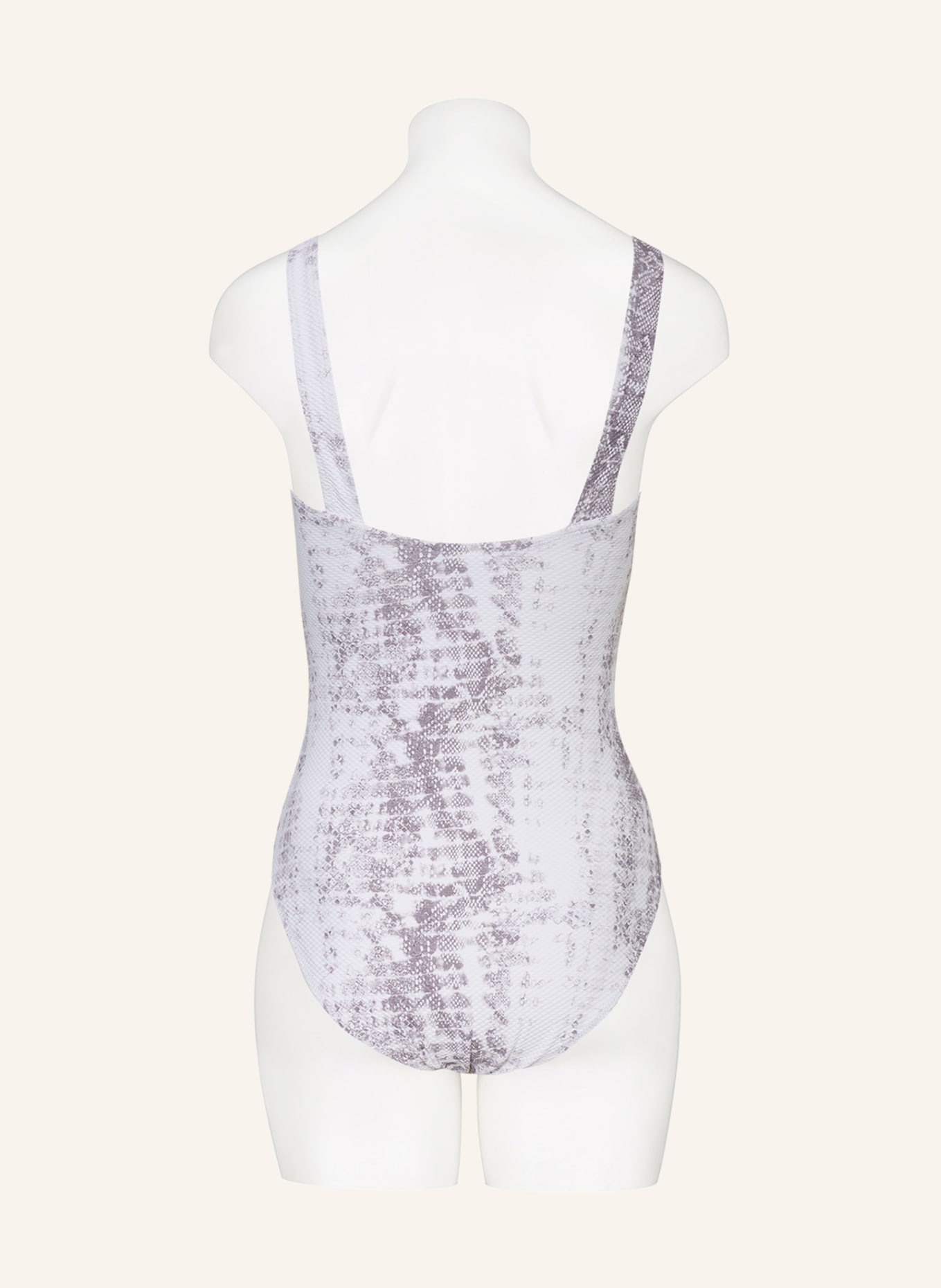 heidi klein Underwire swimsuit CORE TWIST , Color: WHITE/ TAUPE (Image 3)