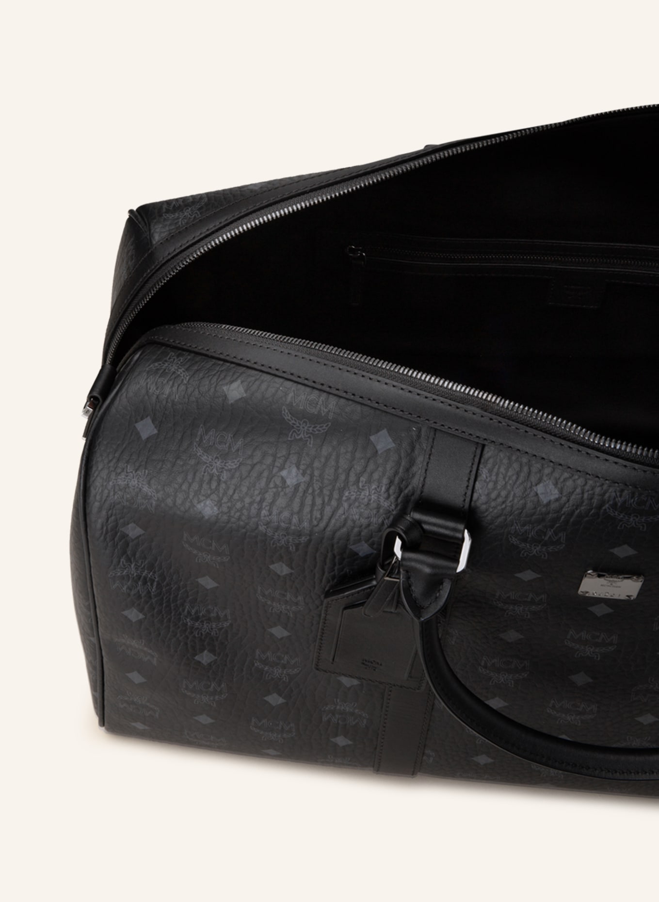 MCM Weekend Bag OTTOMAR, Color: BLACK/ GRAY (Image 3)