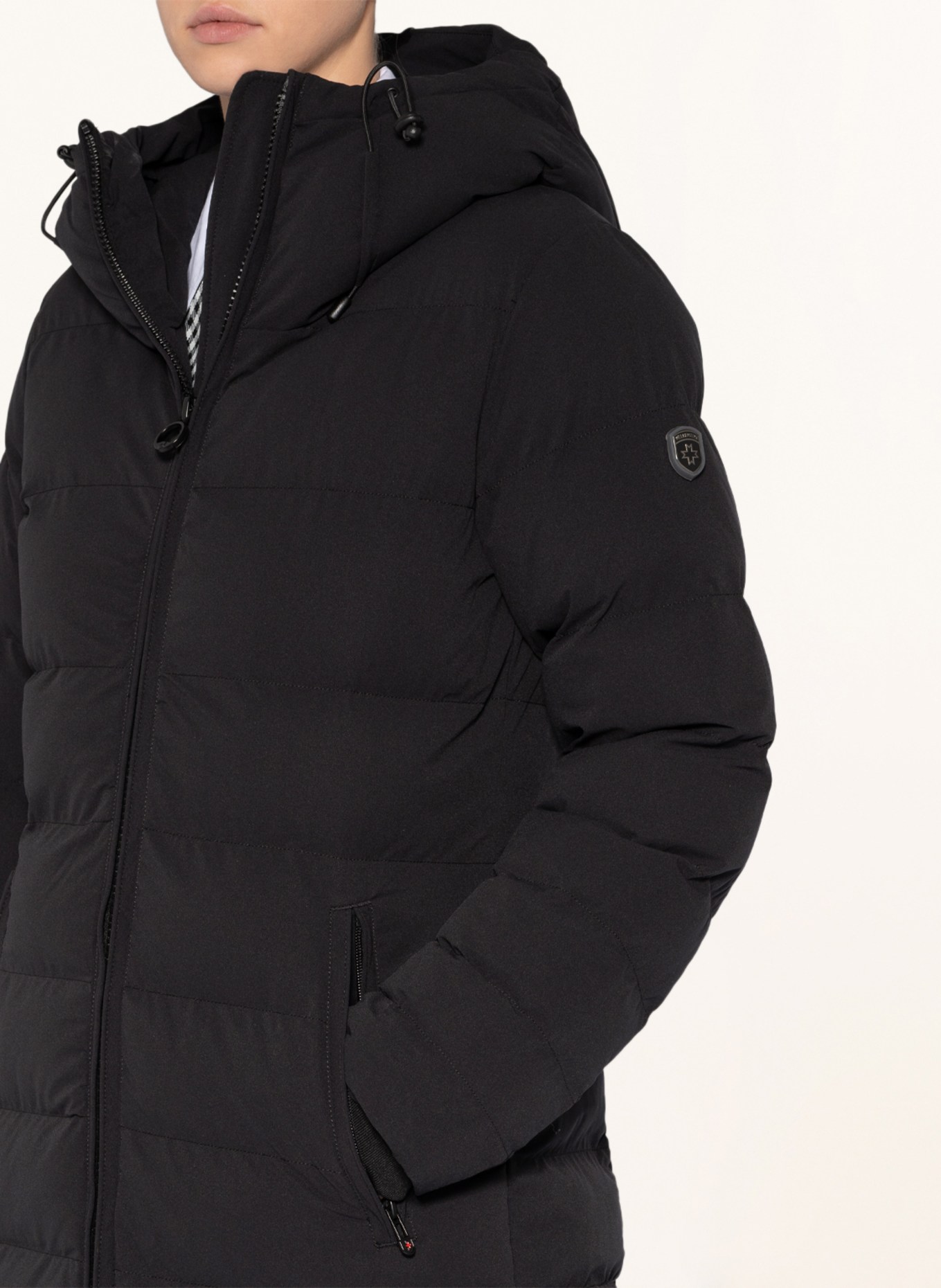 WELLENSTEYN Quilted coat CORDOBA, Color: BLACK (Image 5)