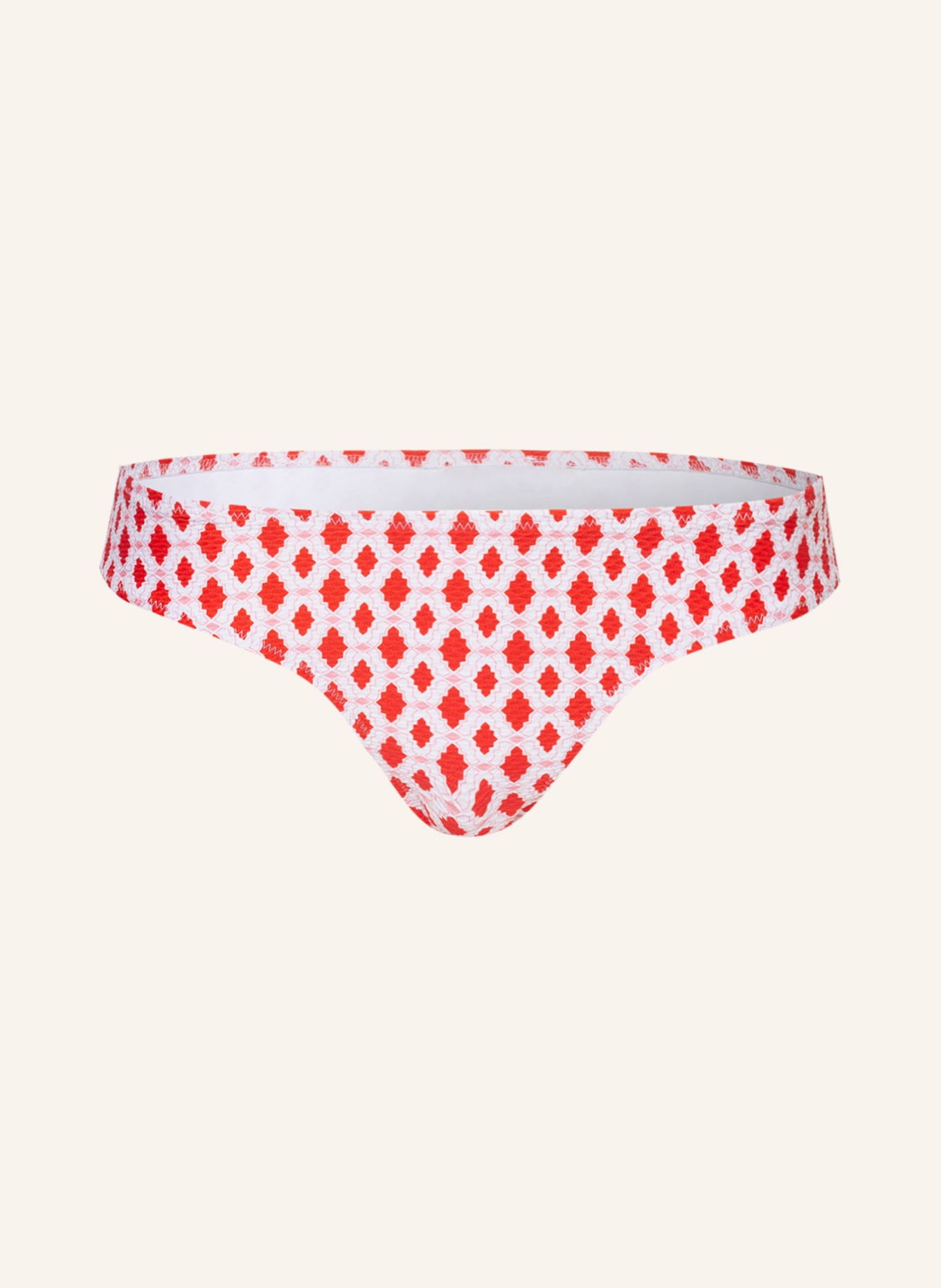 heidi klein Bikini bottoms MARRAKESH, Color: WHITE/ RED/ LIGHT RED (Image 1)