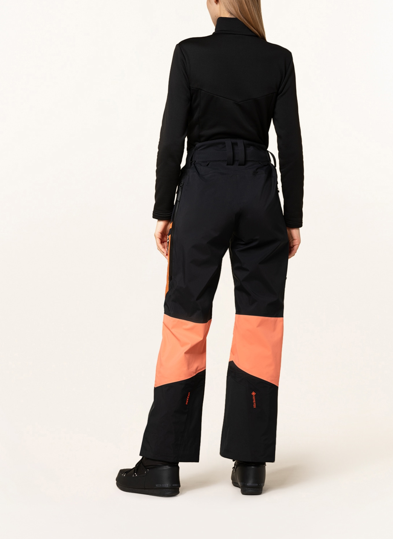 Peak Performance Ski pants GRAVITY, Color: BLACK/ ORANGE (Image 3)