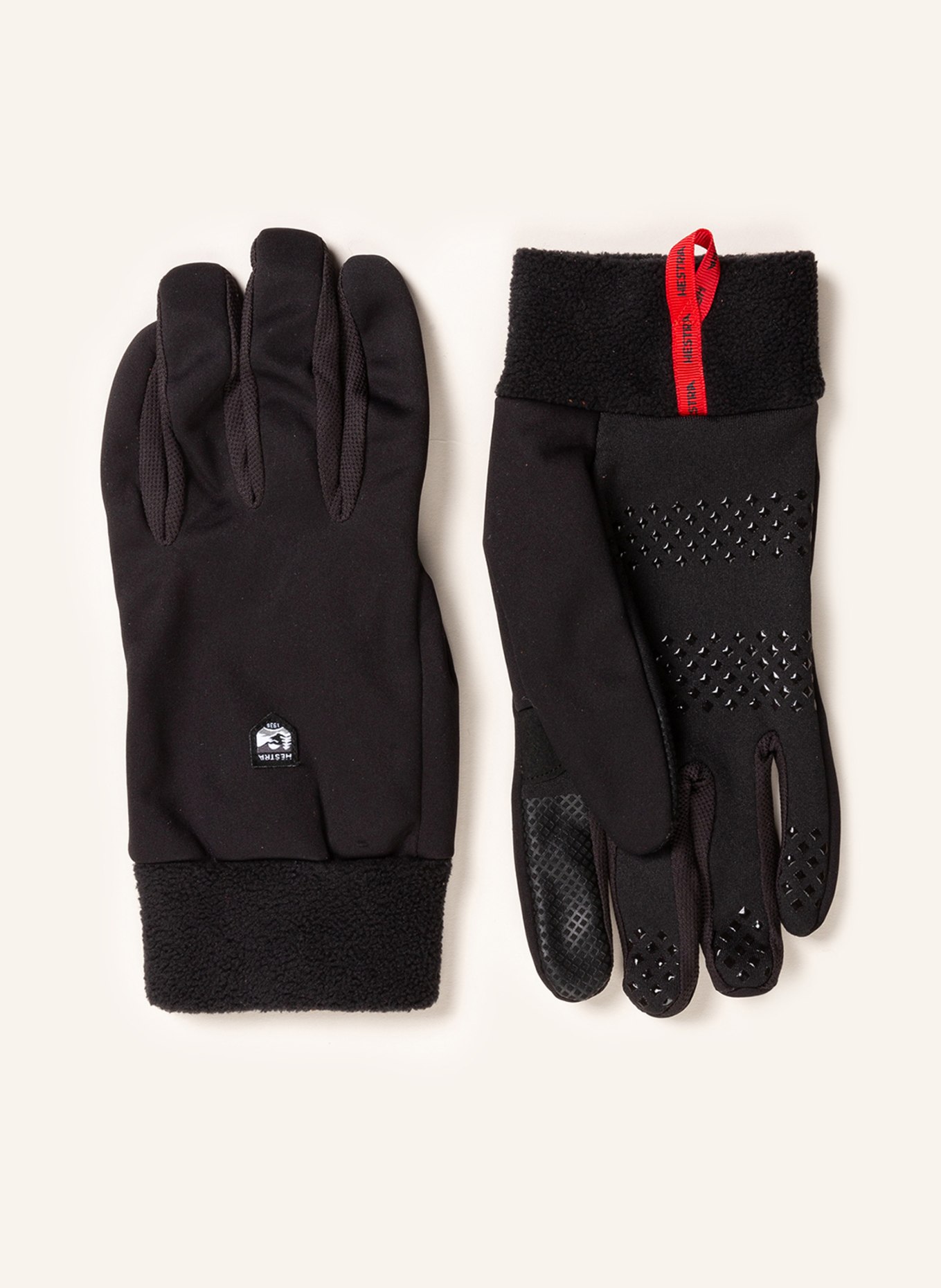 HESTRA Multifunkční sportovní rukavice WINDSHIELD LINER s podporou ovládání dotykových displejů, Barva: ČERNÁ (Obrázek 1)