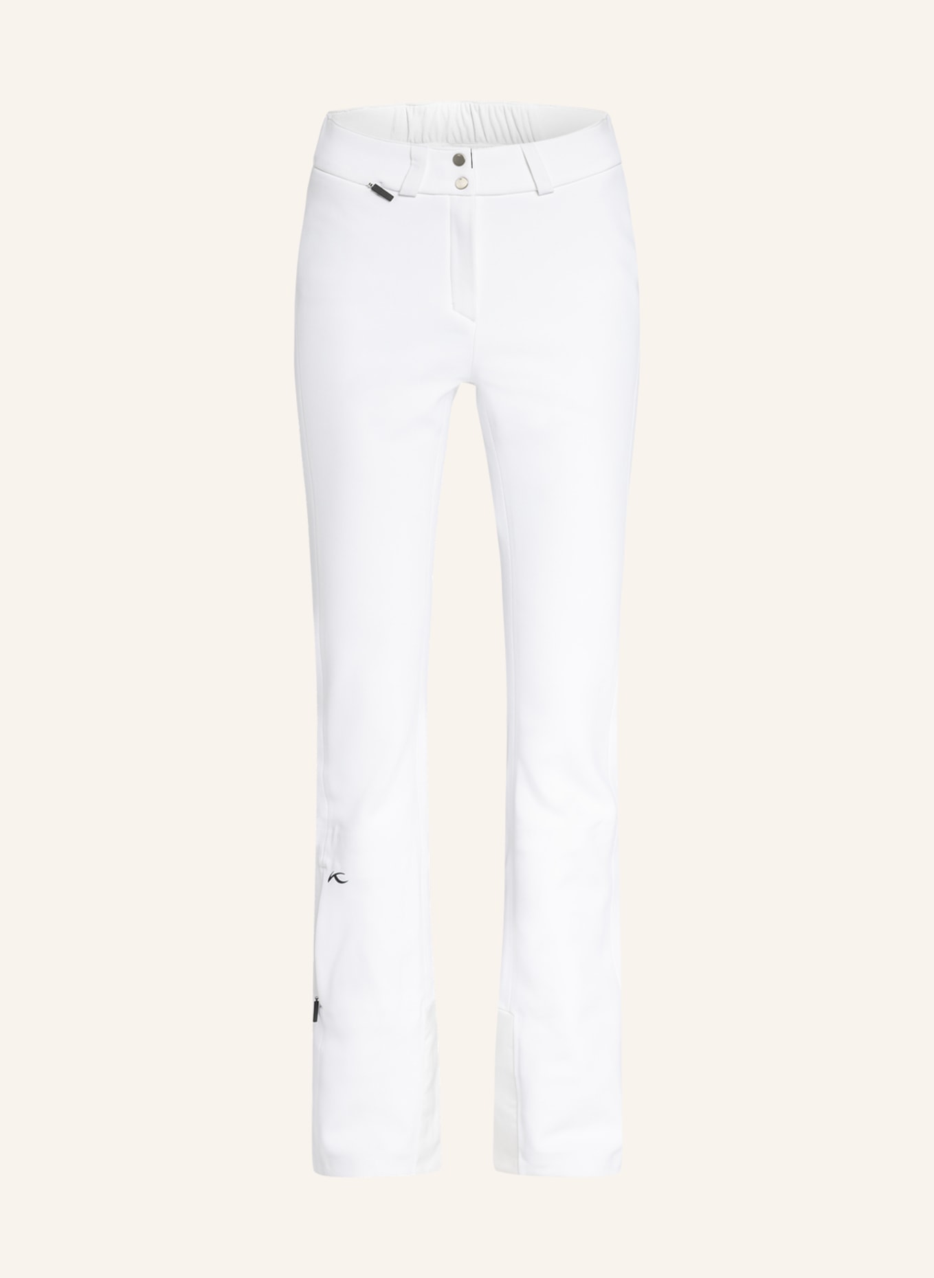KJUS Softshell ski pants SELLA, Color: WHITE(Image null)