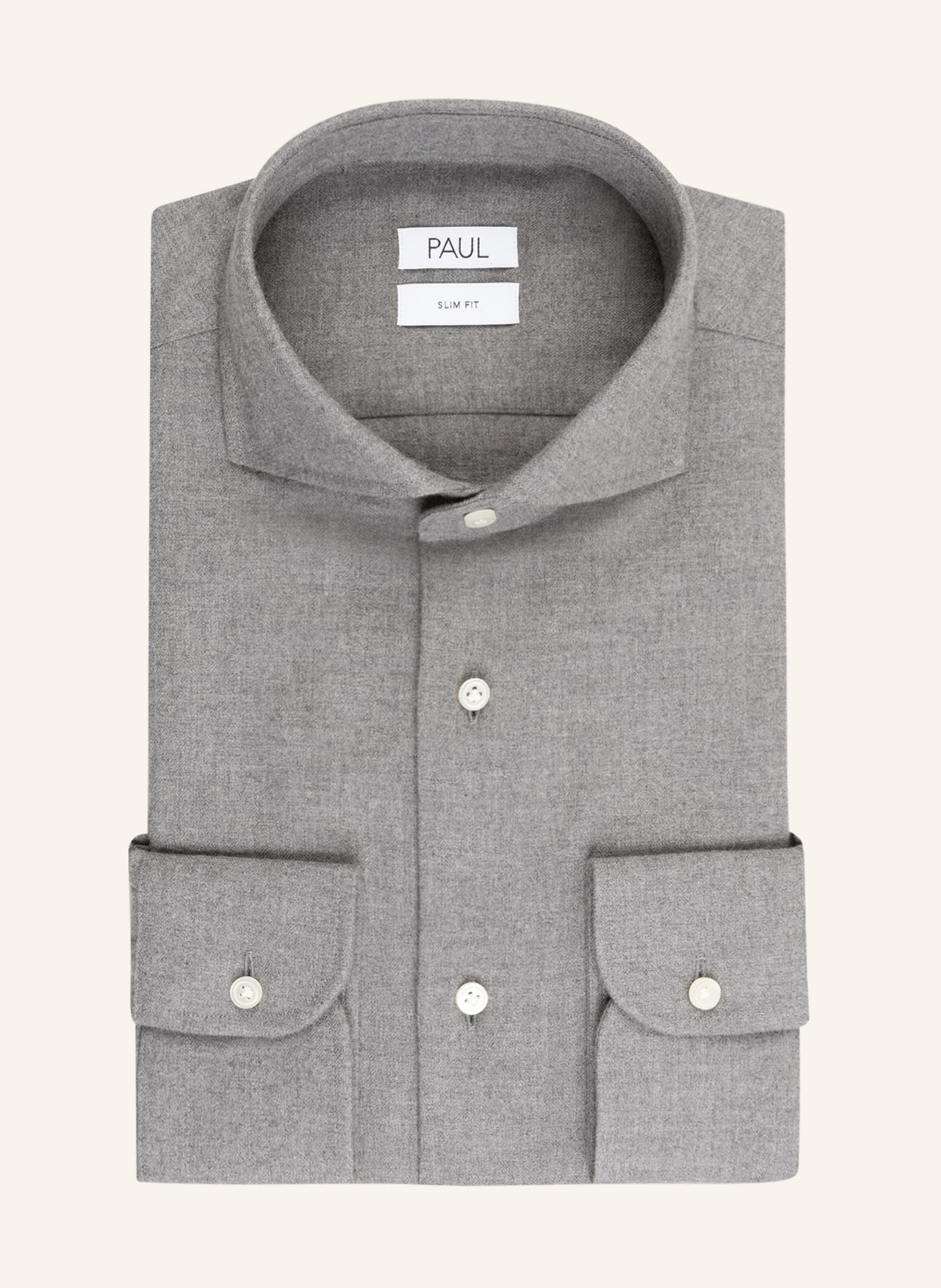 PAUL Shirt slim fit, Color: GRAY (Image 1)