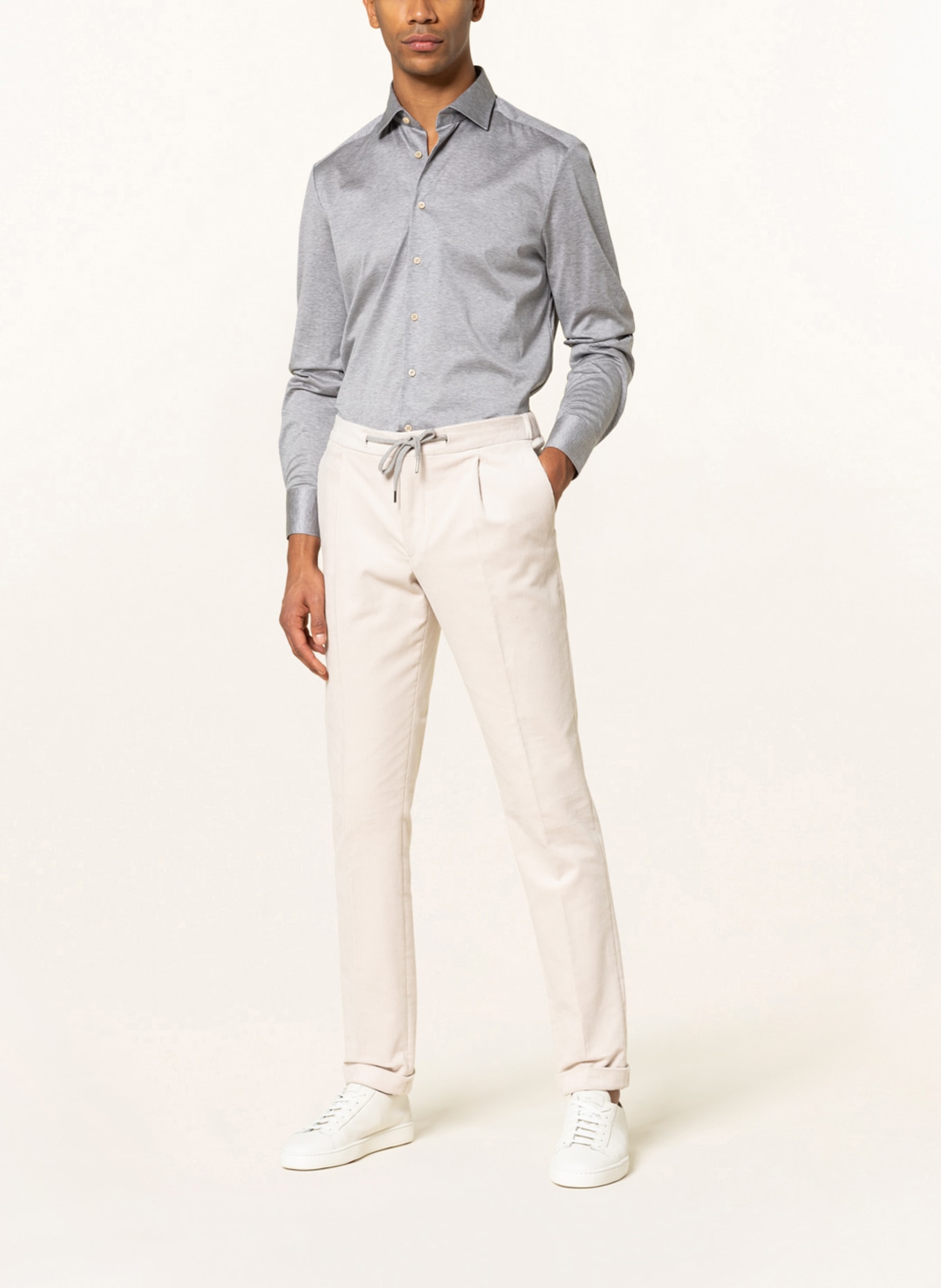 Stenströms Jersey shirt slim fit, Color: GRAY (Image 2)