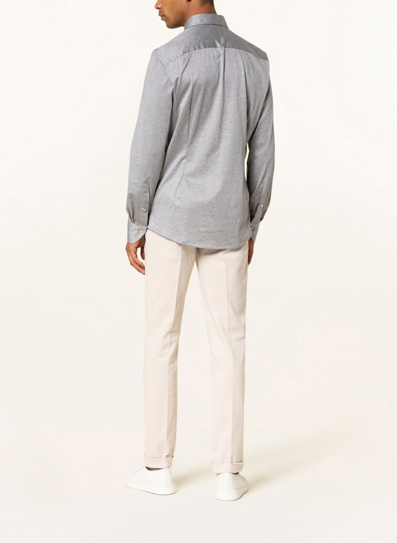 Stenströms Jersey shirt slim fit, Color: GRAY (Image 3)