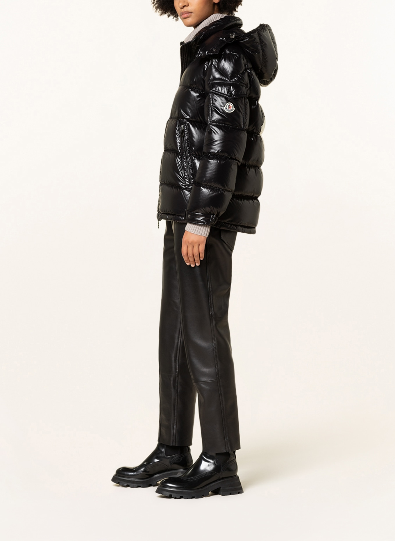 MONCLER Down jacket FUSTET, Color: BLACK (Image 4)