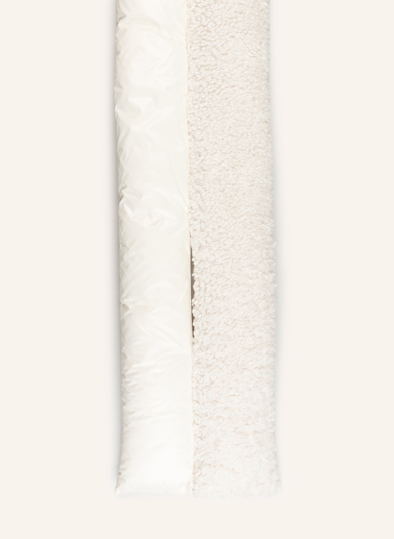 MONCLER Puchowy szal z mieszanki materiałów, Kolor: 034 White (Obrazek 1)