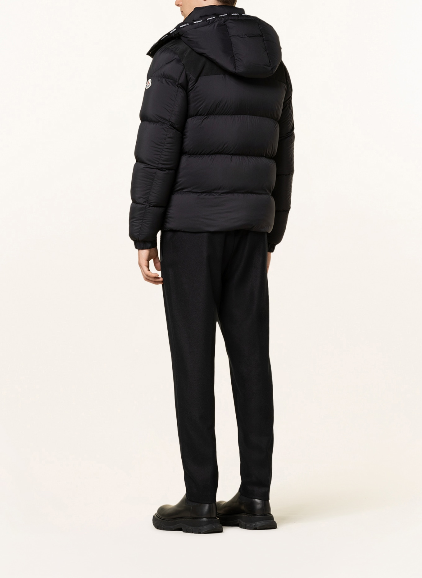 MONCLER Down jacket WAGNIER with removable hood, Color: BLACK (Image 3)