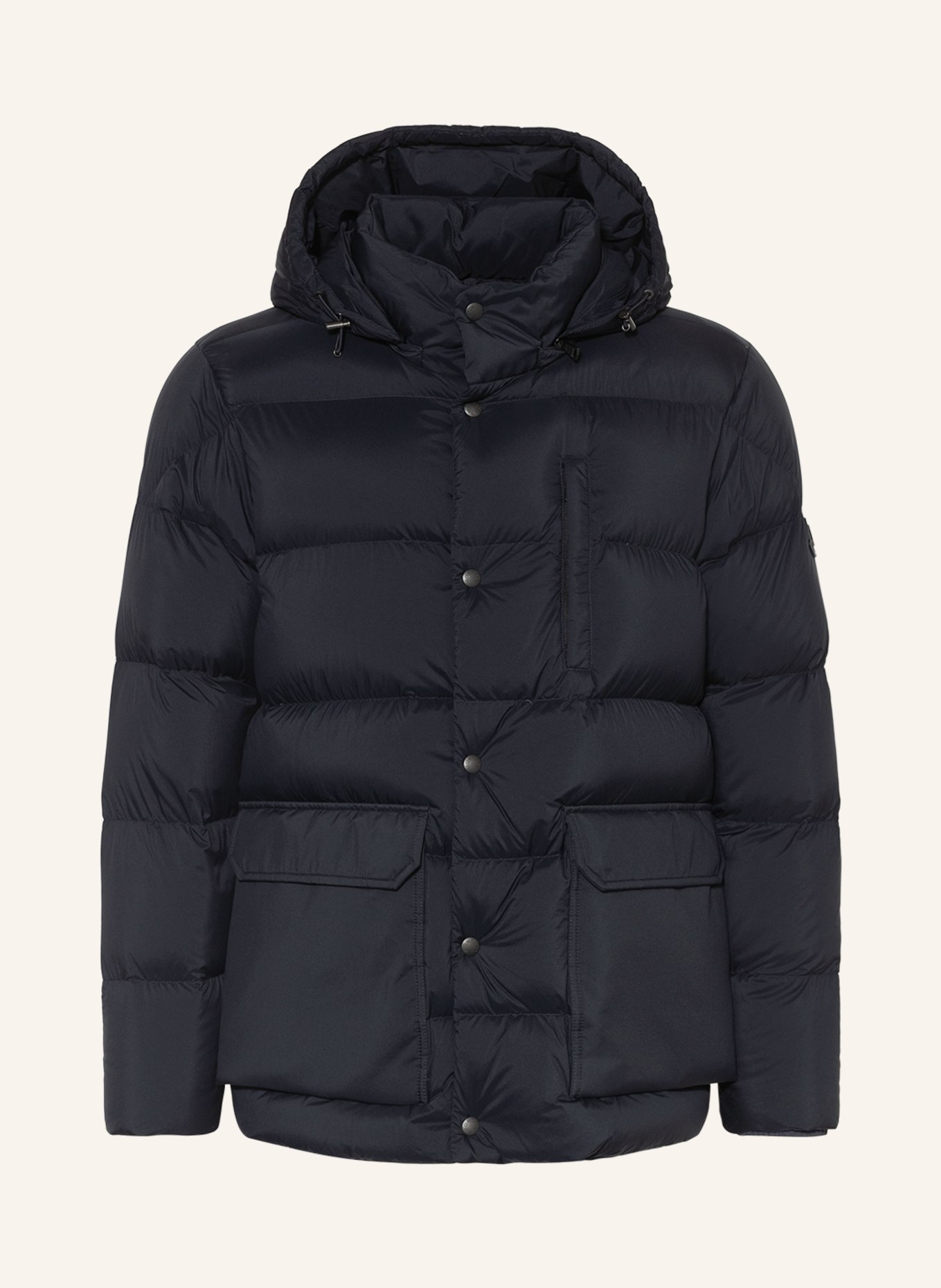 MONCLER Down jacket CAILLEY with removable hood, Color: BLACK (Image 1)